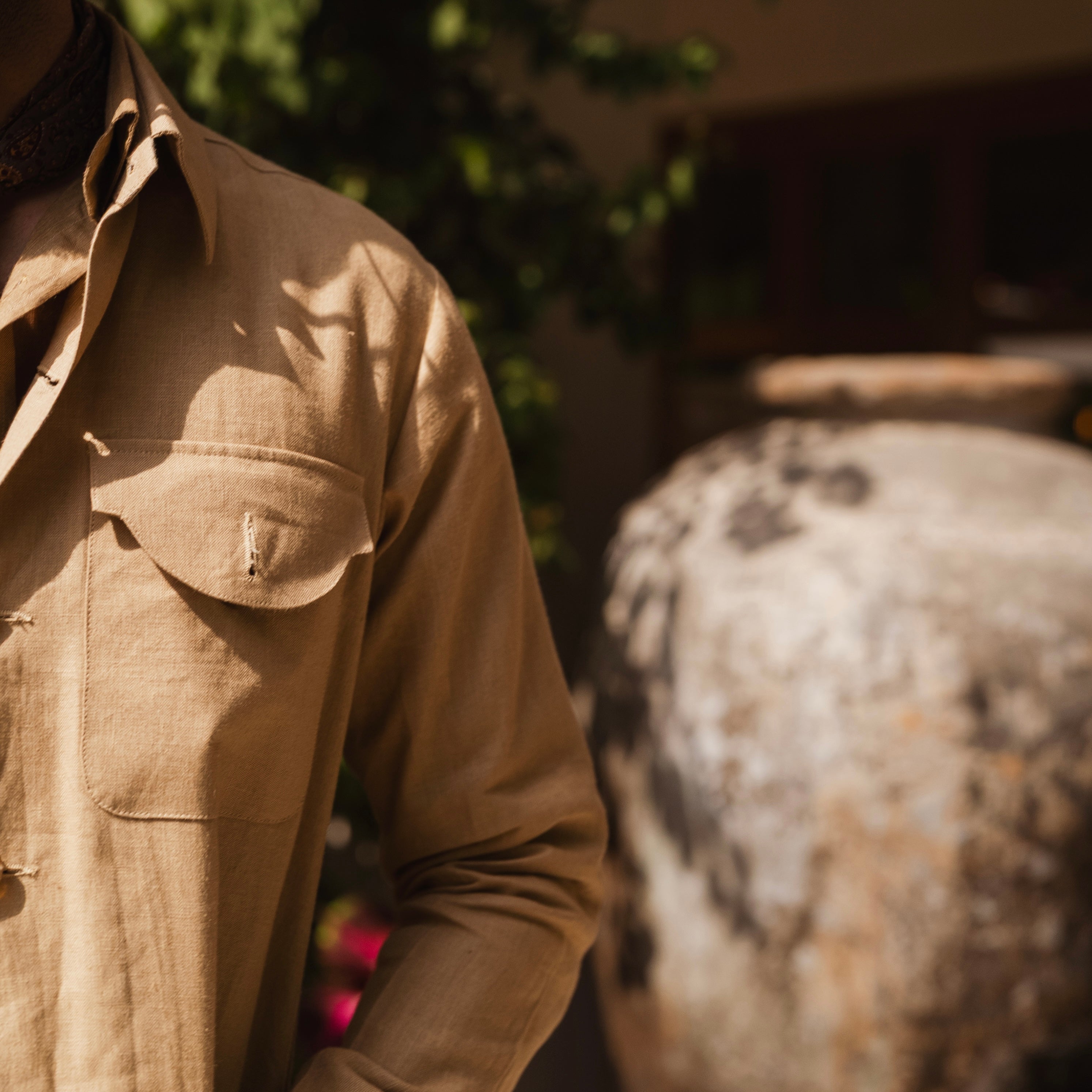 COPANELLO RADICI SAFARI LINEN JACKET