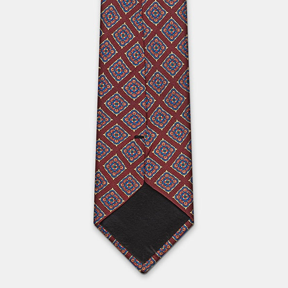 RAVENNA DIAMOND MADDER SILK TIE