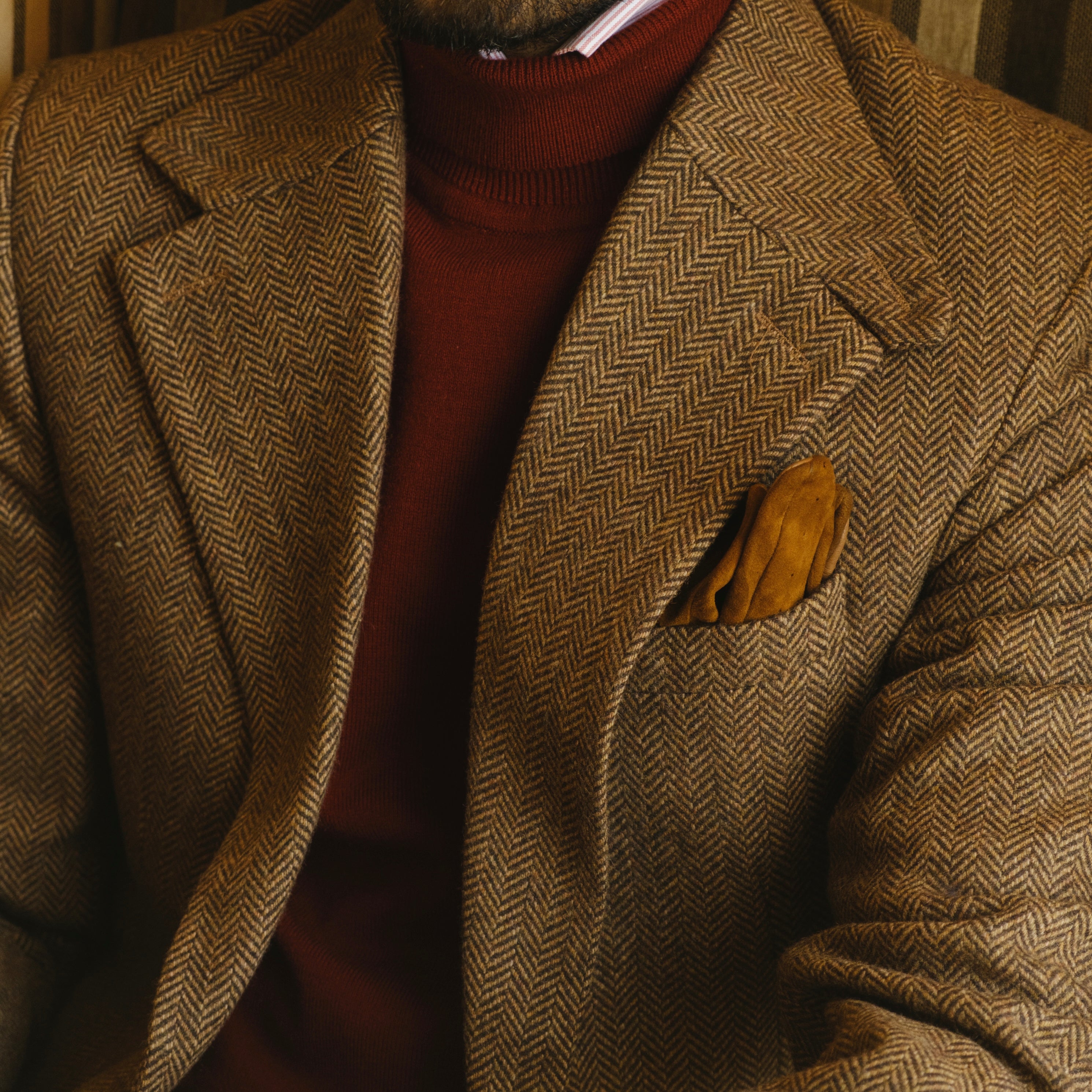 MONTEBELLO HERRINGBONE SPORTS COAT