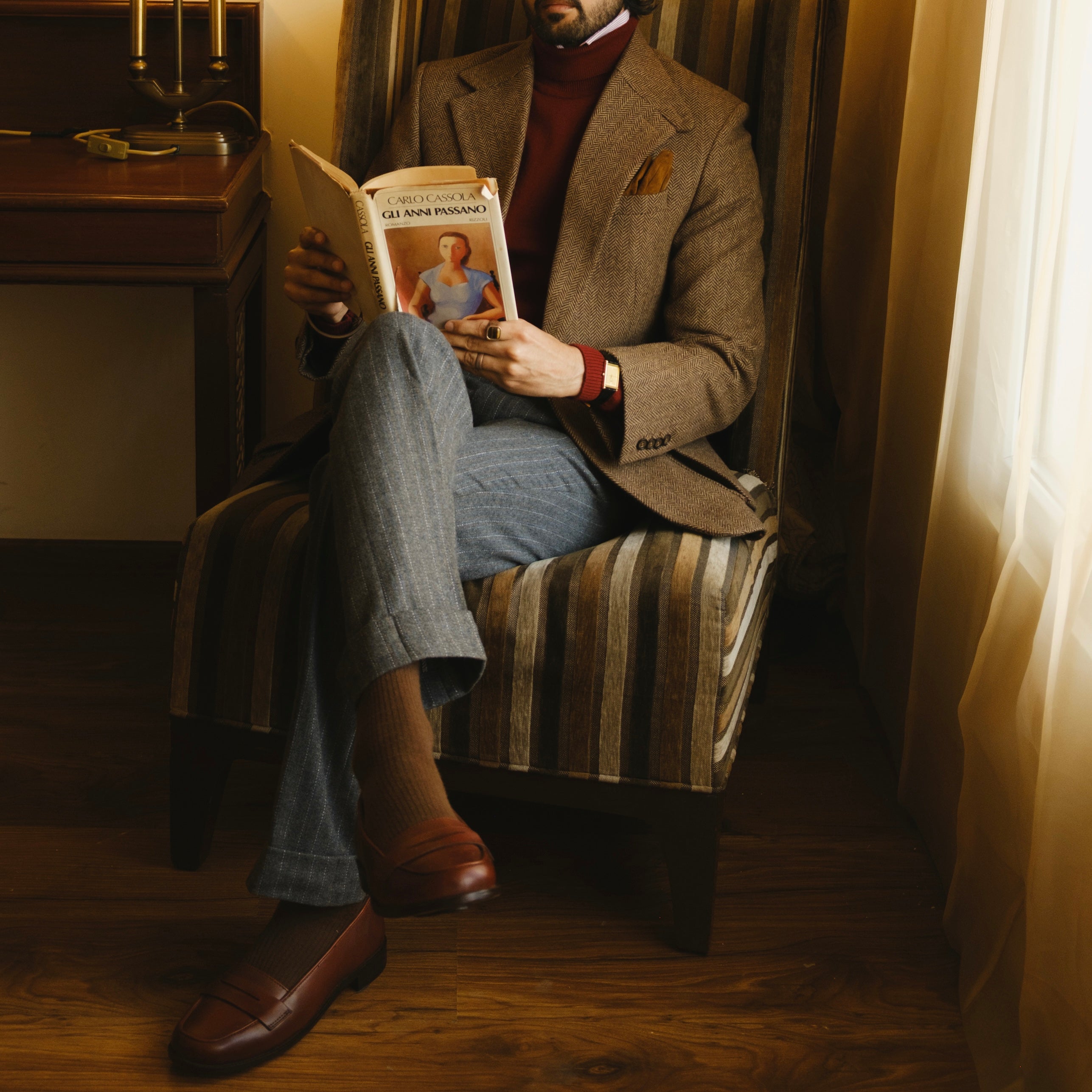 MONTEBELLO HERRINGBONE SPORTS COAT