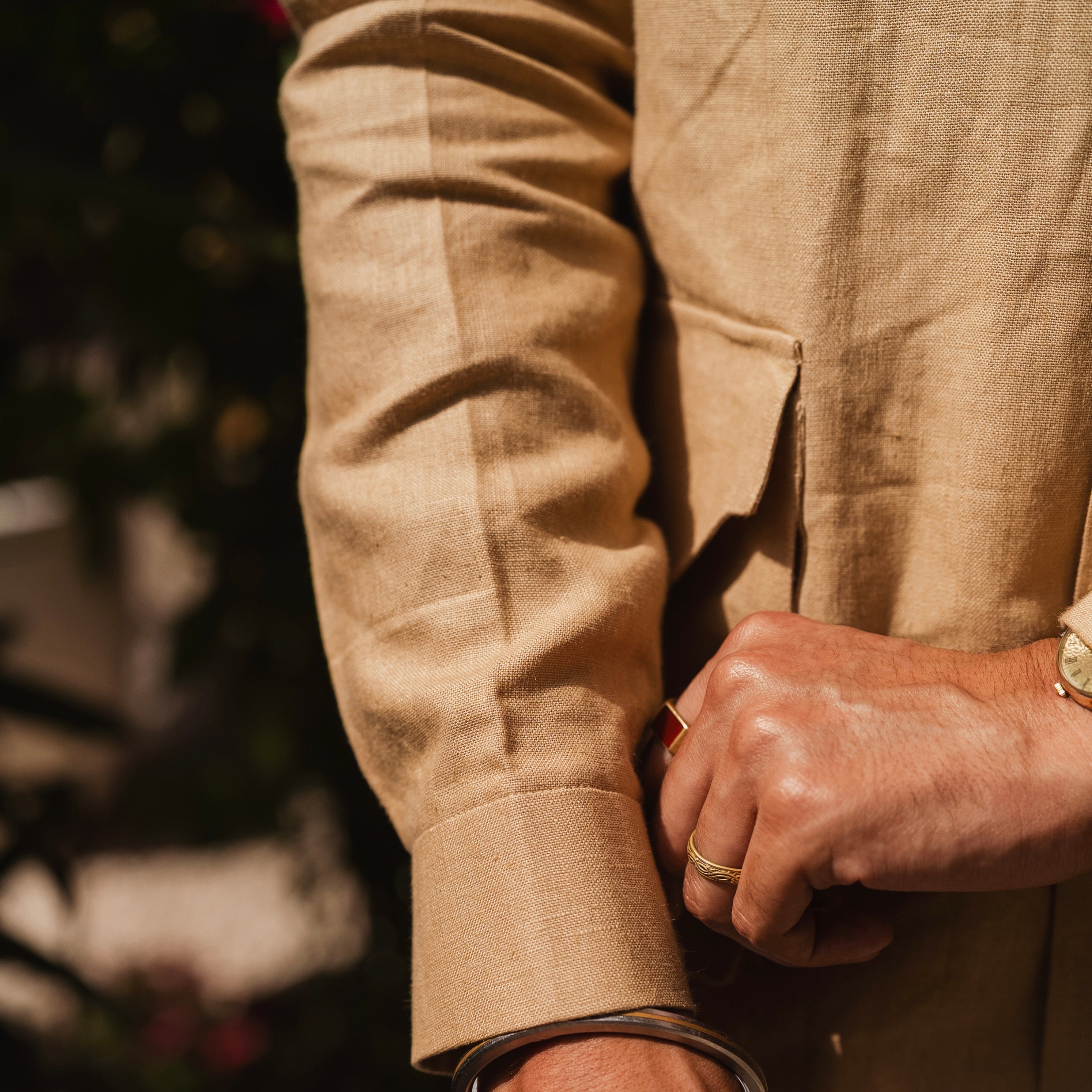 COPANELLO RADICI SAFARI LINEN JACKET