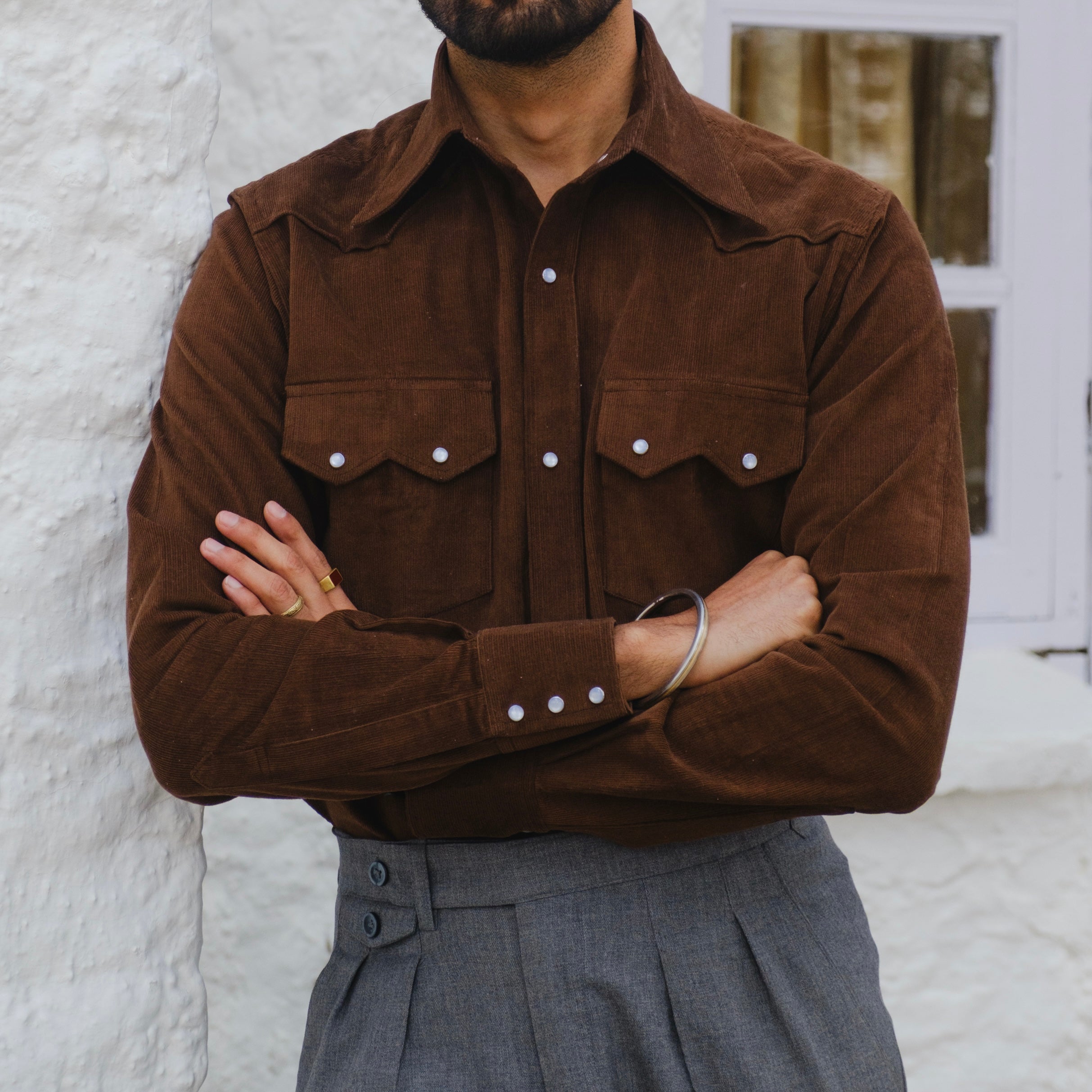 CORTONA CORDUROY WESTERN SHIRT