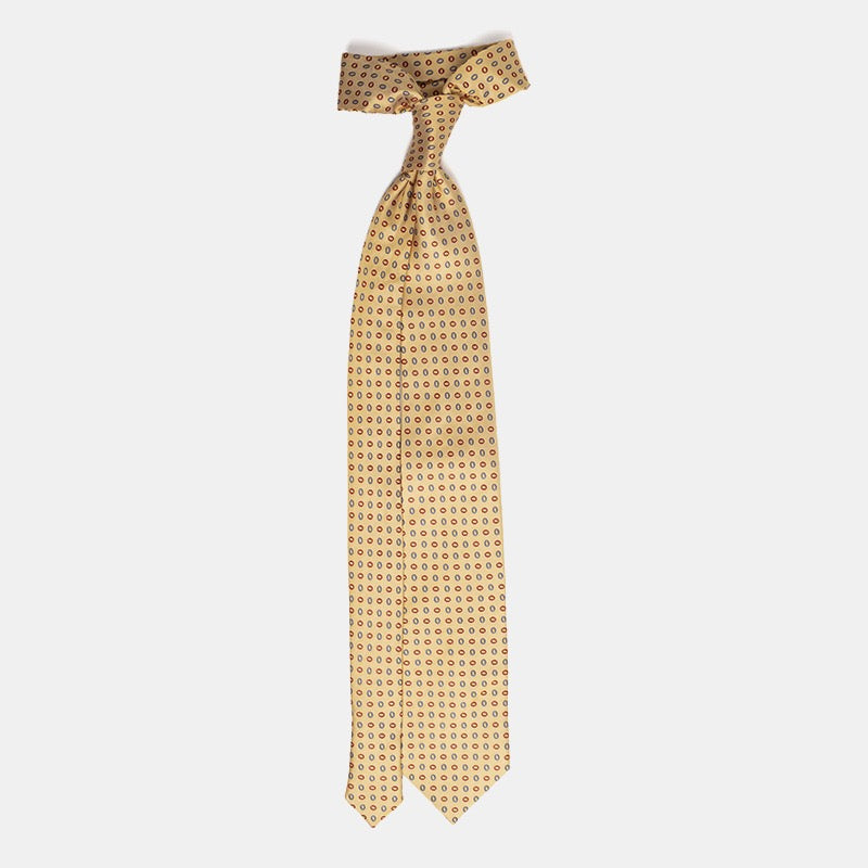 SIENA MEDALLION MADDER SILK TIE