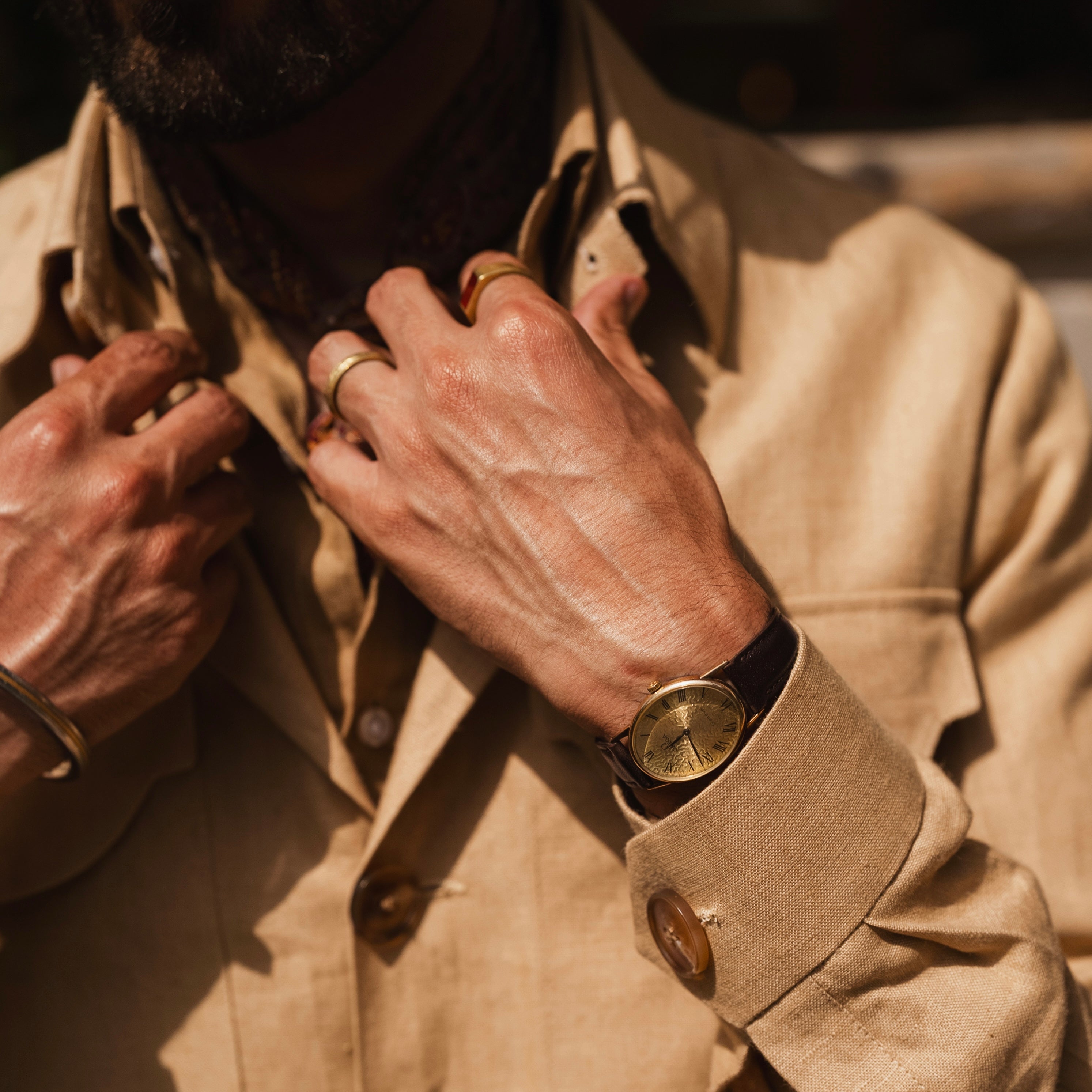 COPANELLO RADICI SAFARI LINEN JACKET