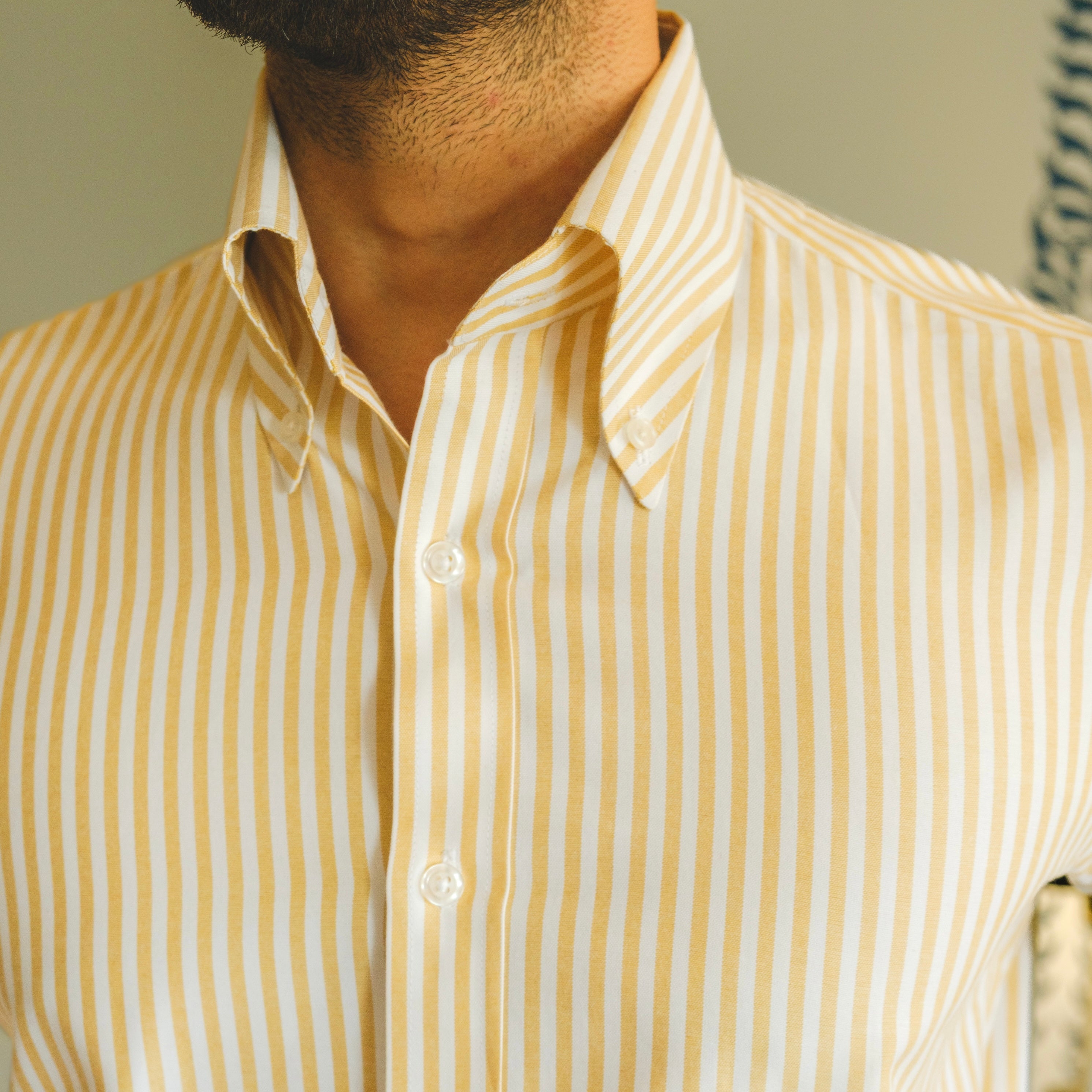 COMACCHIO STRIPED OXFORD BUTTON DOWN SHIRT