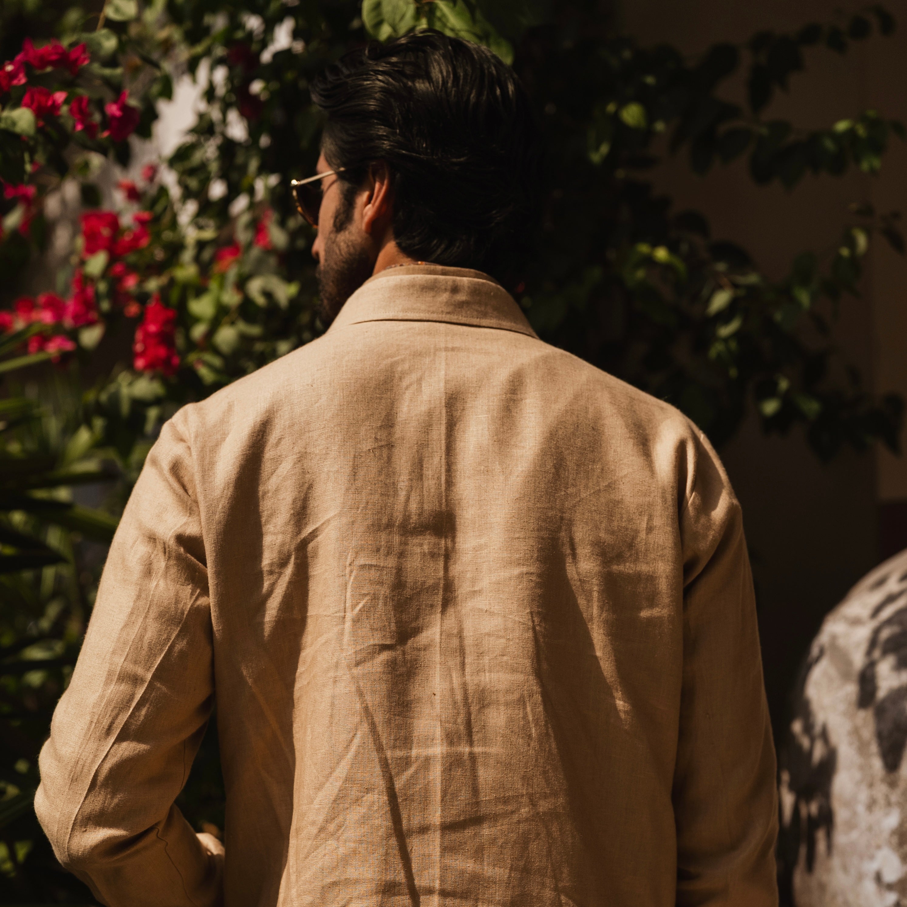 COPANELLO RADICI SAFARI LINEN JACKET