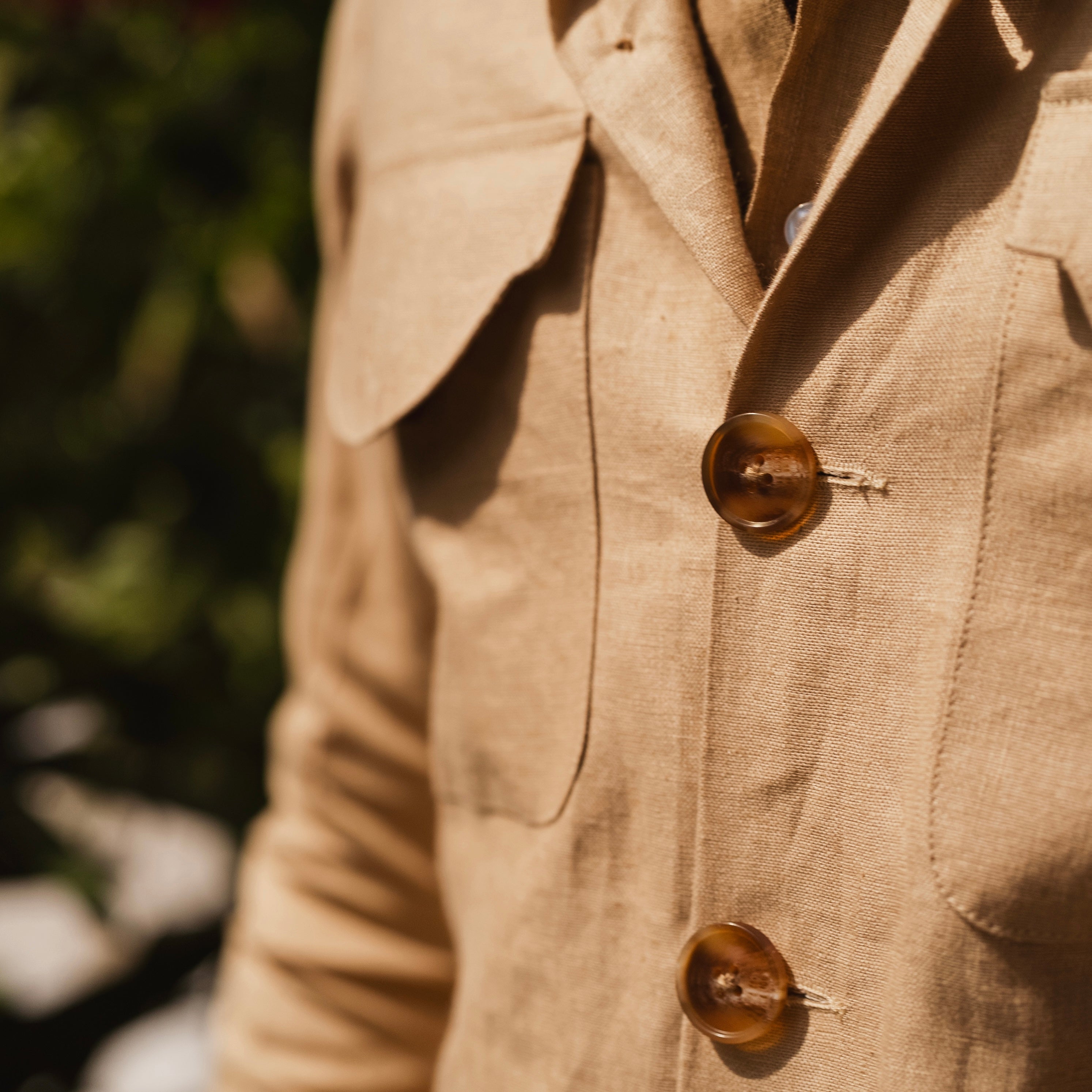 COPANELLO RADICI SAFARI LINEN JACKET