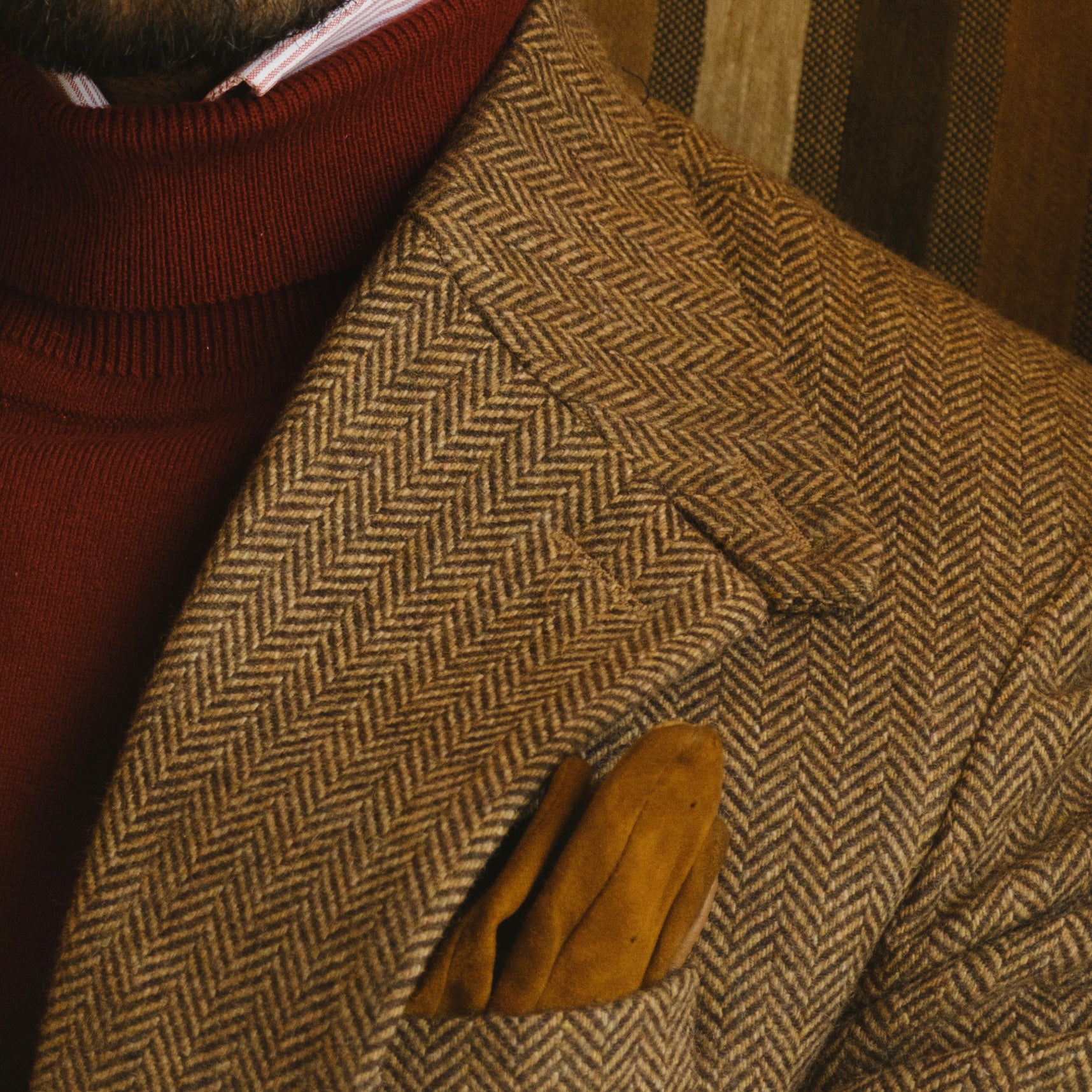MONTEBELLO HERRINGBONE SPORTS COAT