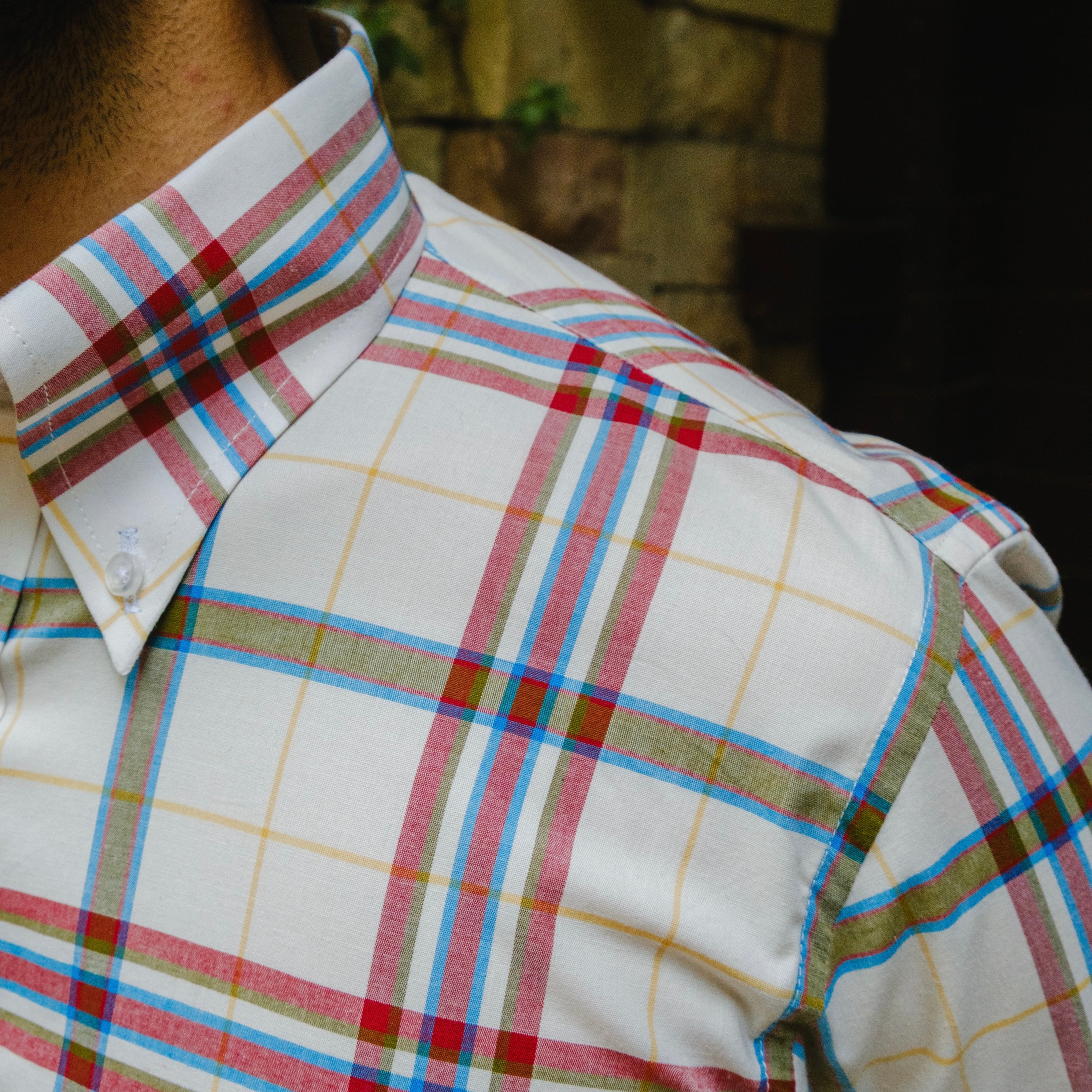 FAIRFIELD MADRAS CHECK BUTTON-DOWN SHIRT