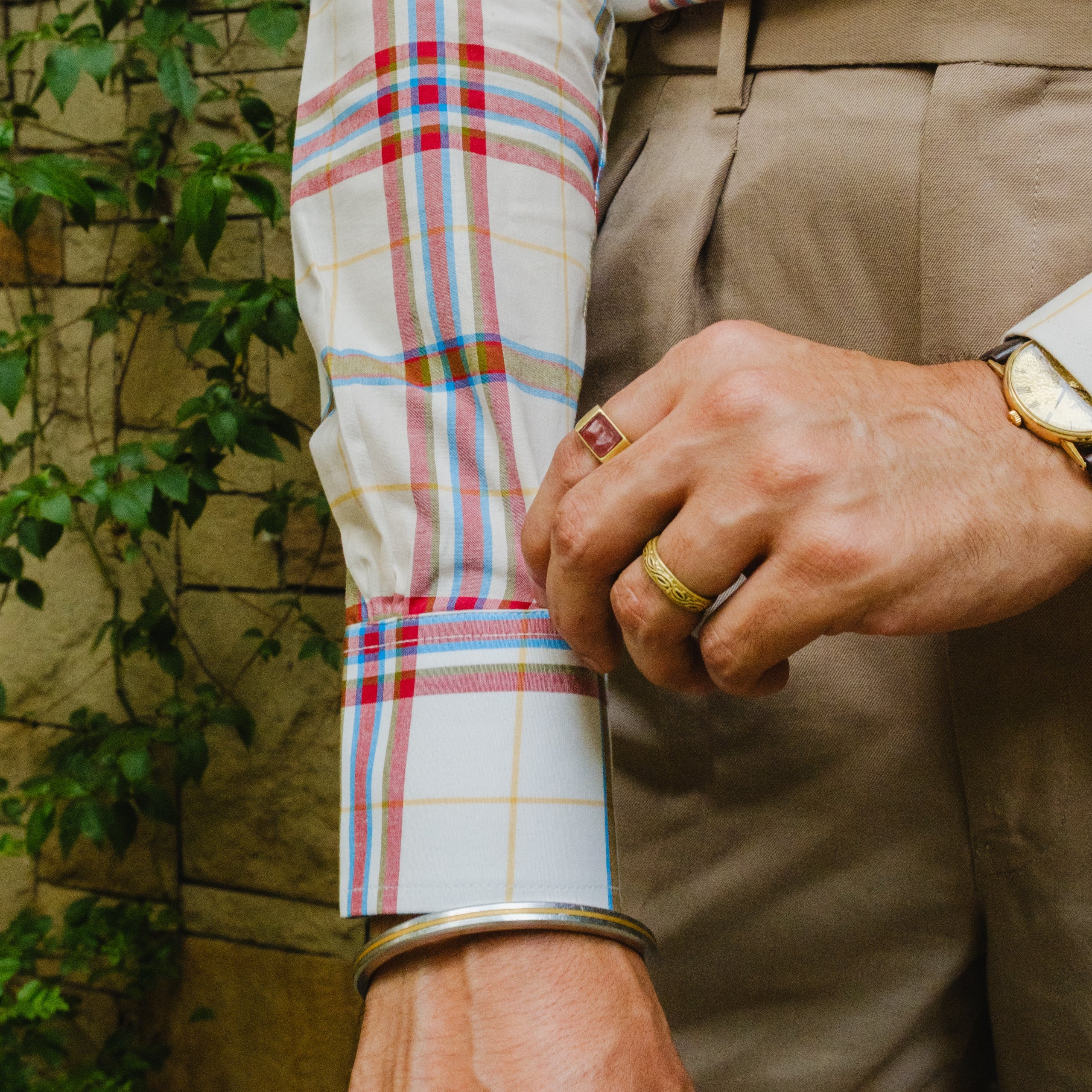 FAIRFIELD MADRAS CHECK BUTTON-DOWN SHIRT