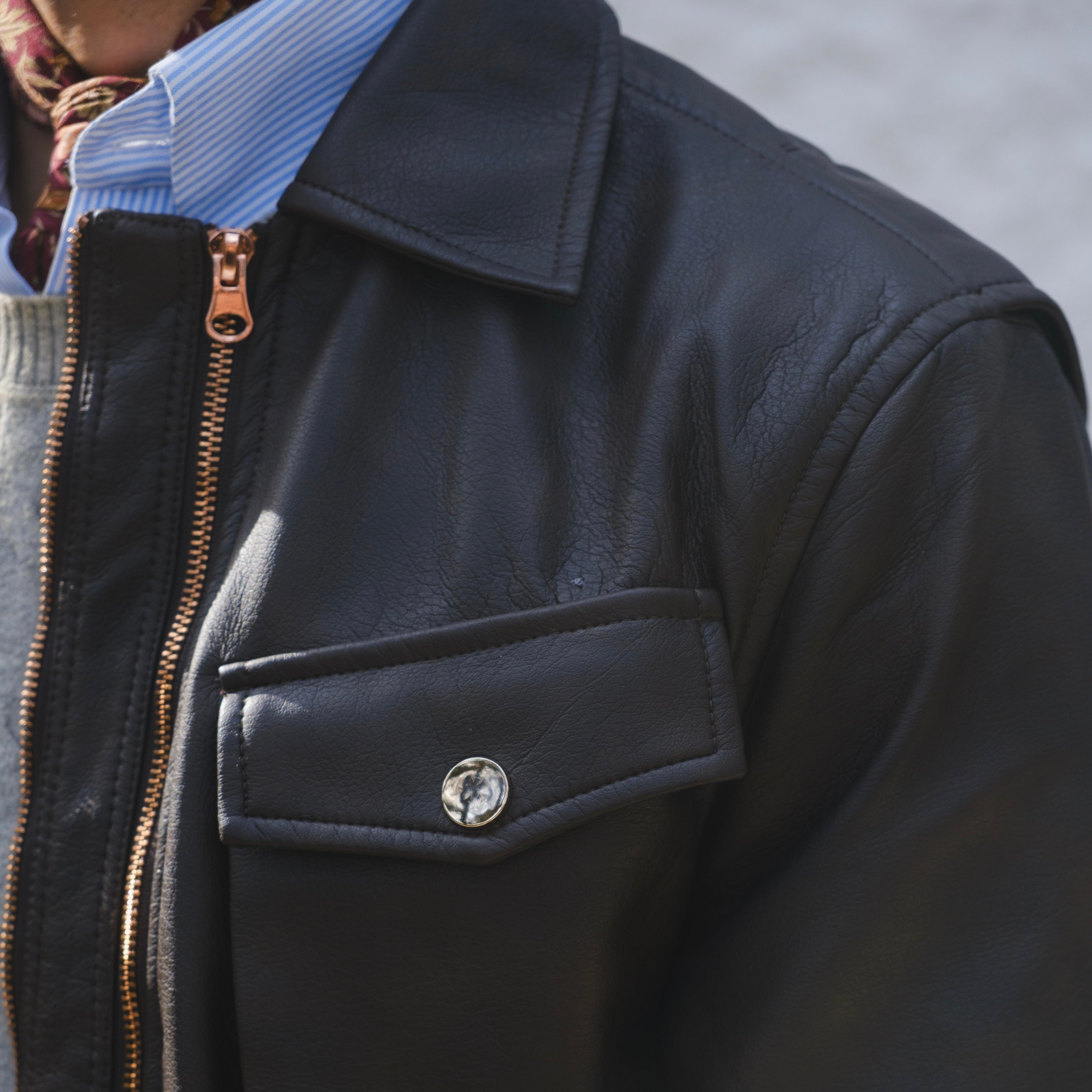 TUSCAN HERITAGE TWIN TRACK LEATHER JACKET