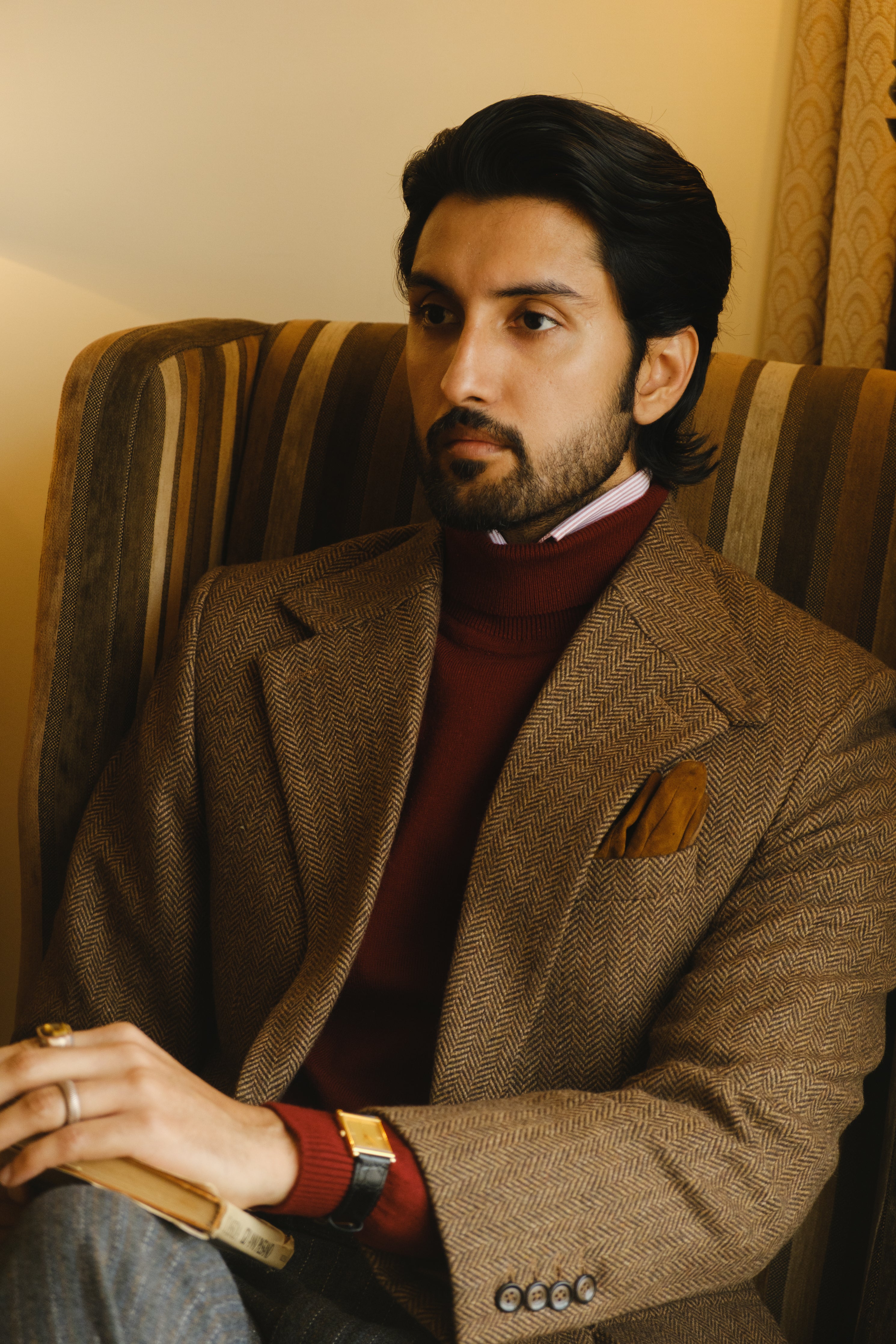 MONTEBELLO HERRINGBONE SPORTS COAT