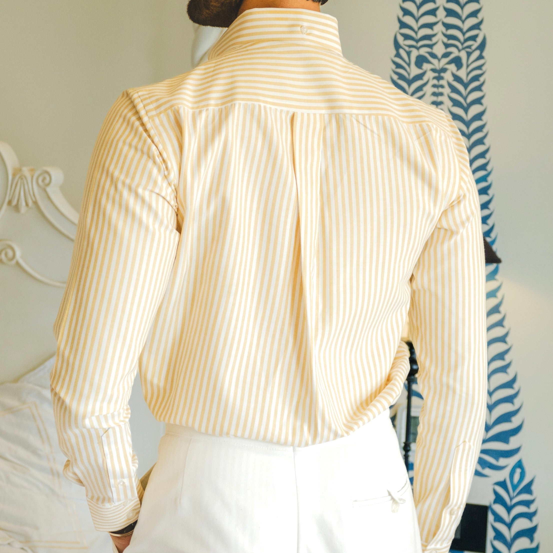 COMACCHIO STRIPED OXFORD BUTTON DOWN SHIRT