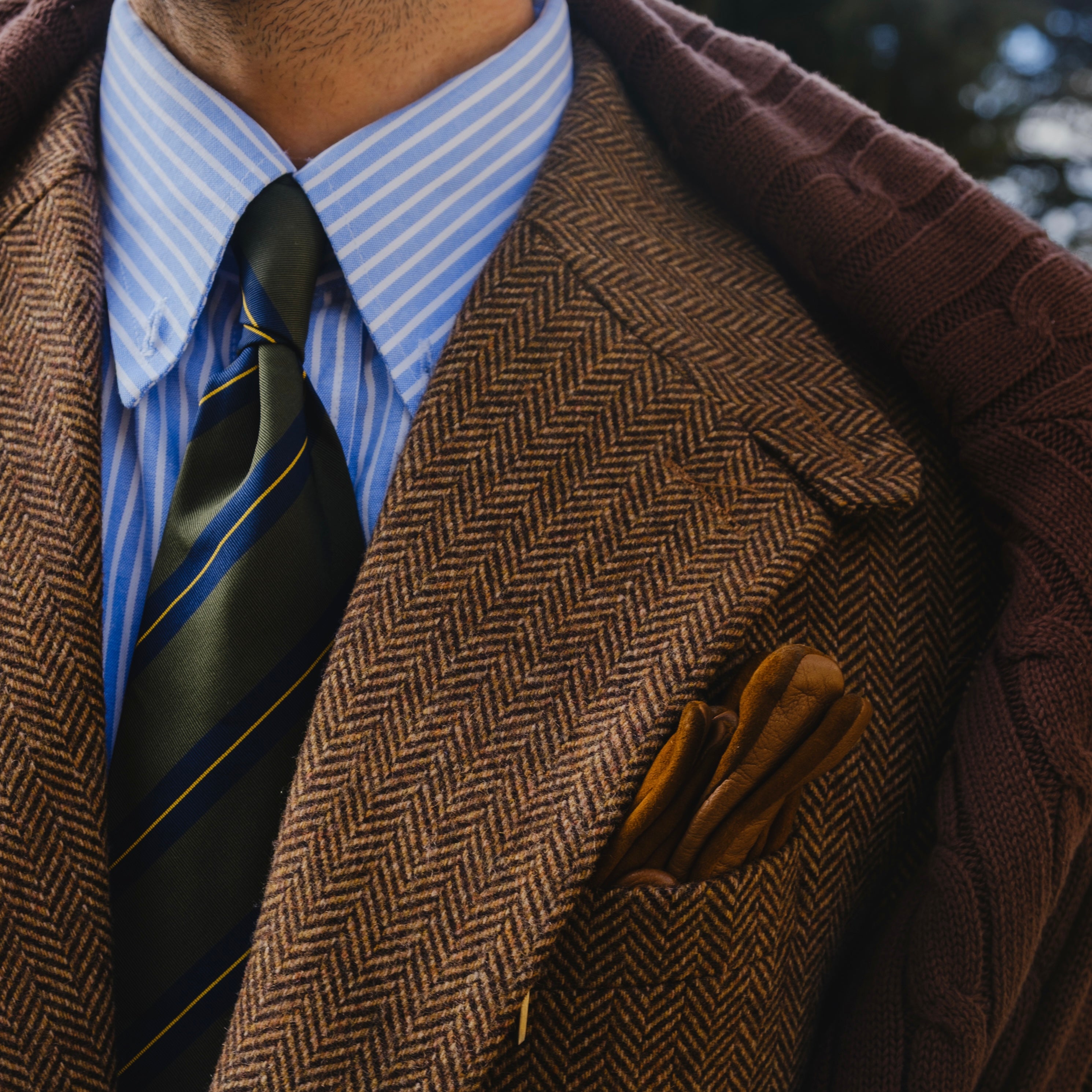 MONTEBELLO HERRINGBONE SPORTS COAT