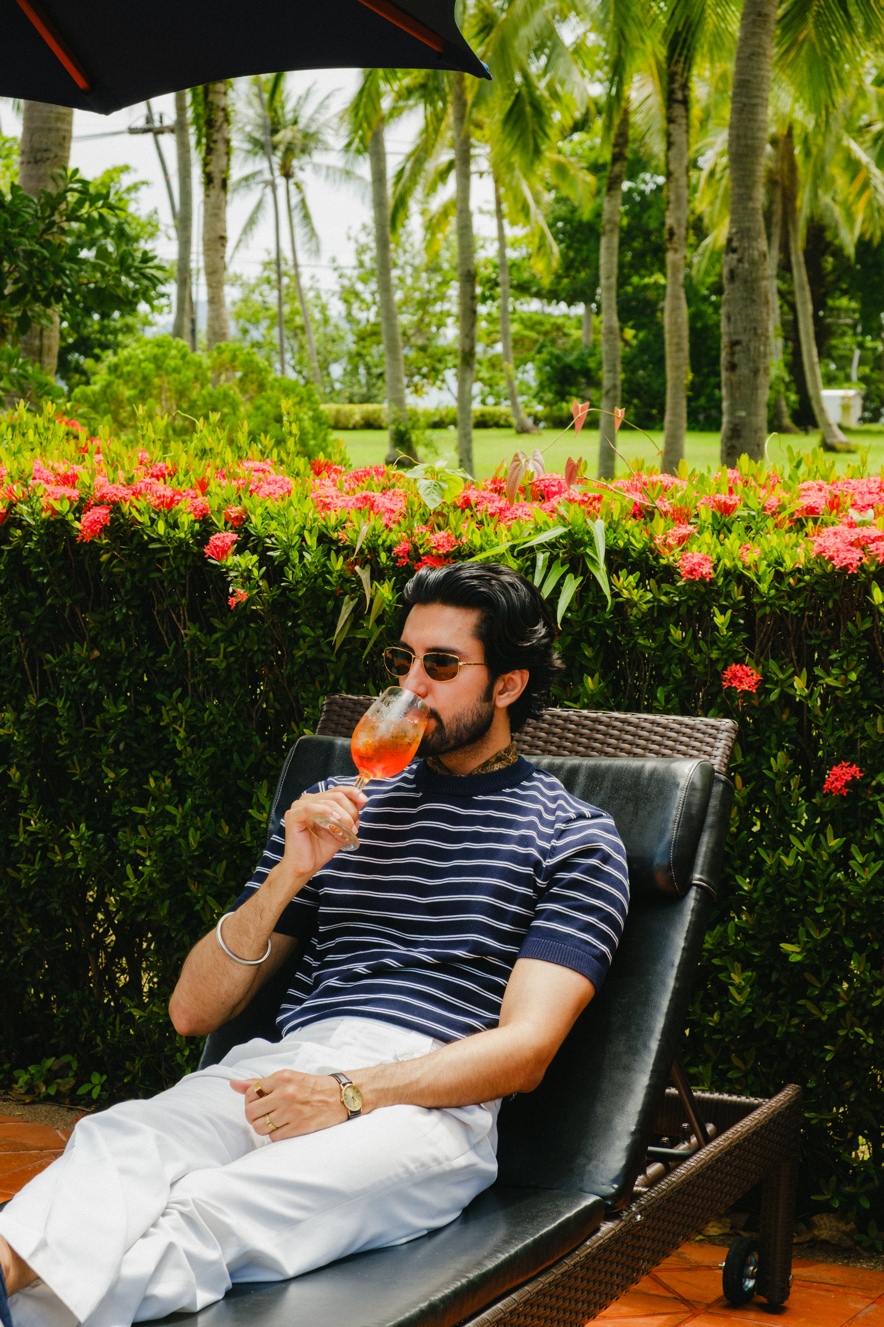 ORTIGIA STRIPED JERSEY T-SHIRT