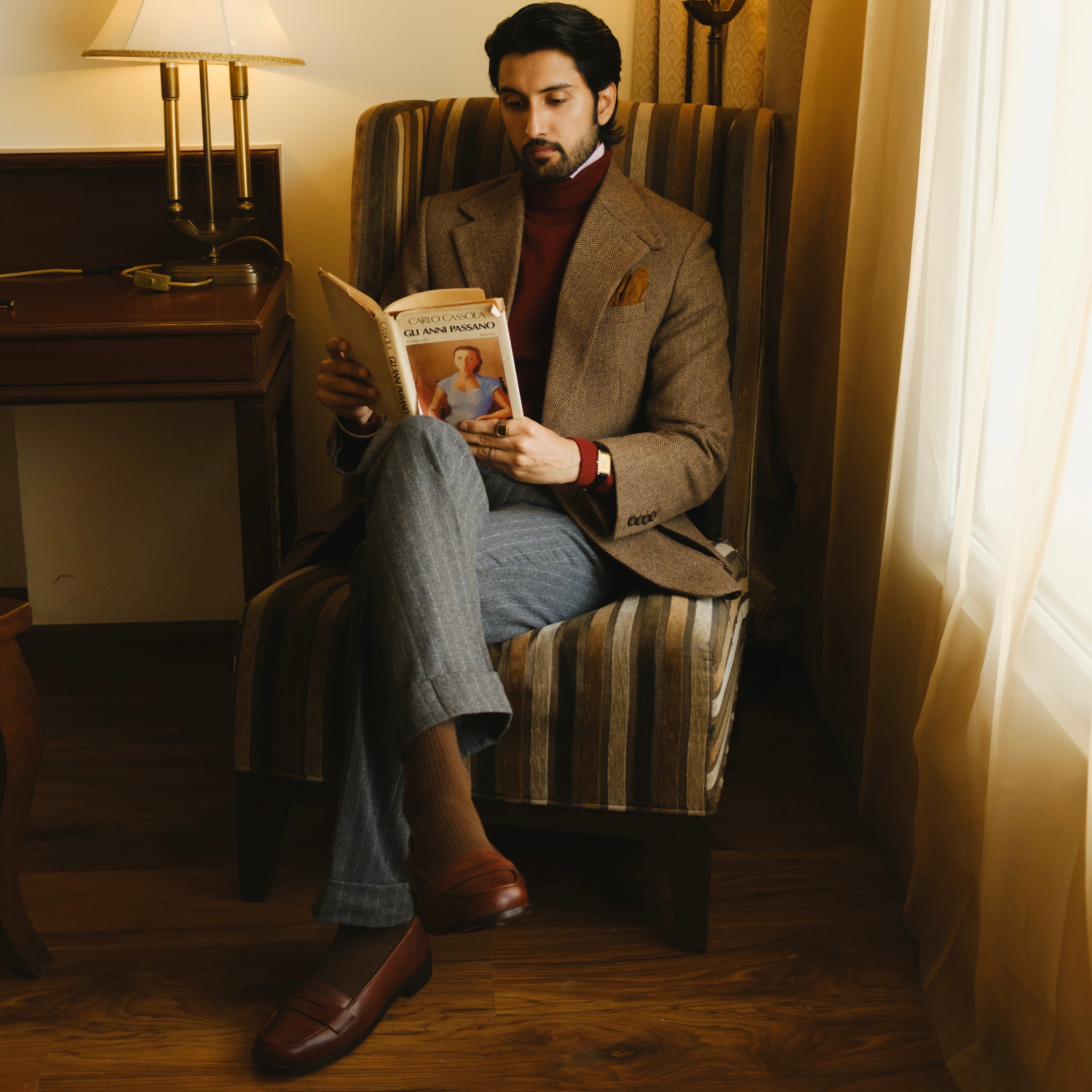 MONTEBELLO HERRINGBONE SPORTS COAT