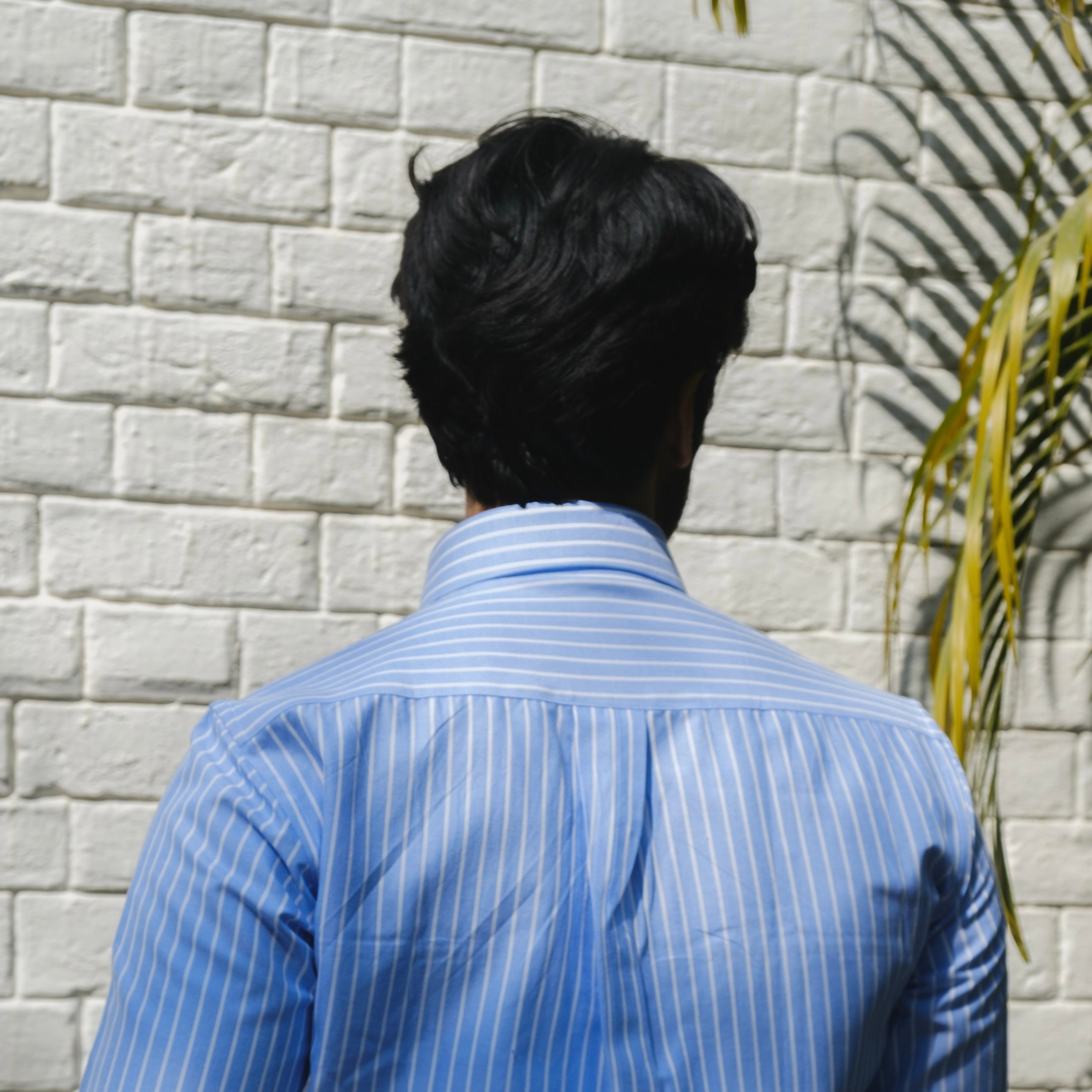 RIVATO STRIPED FLAP POCKET SHIRT