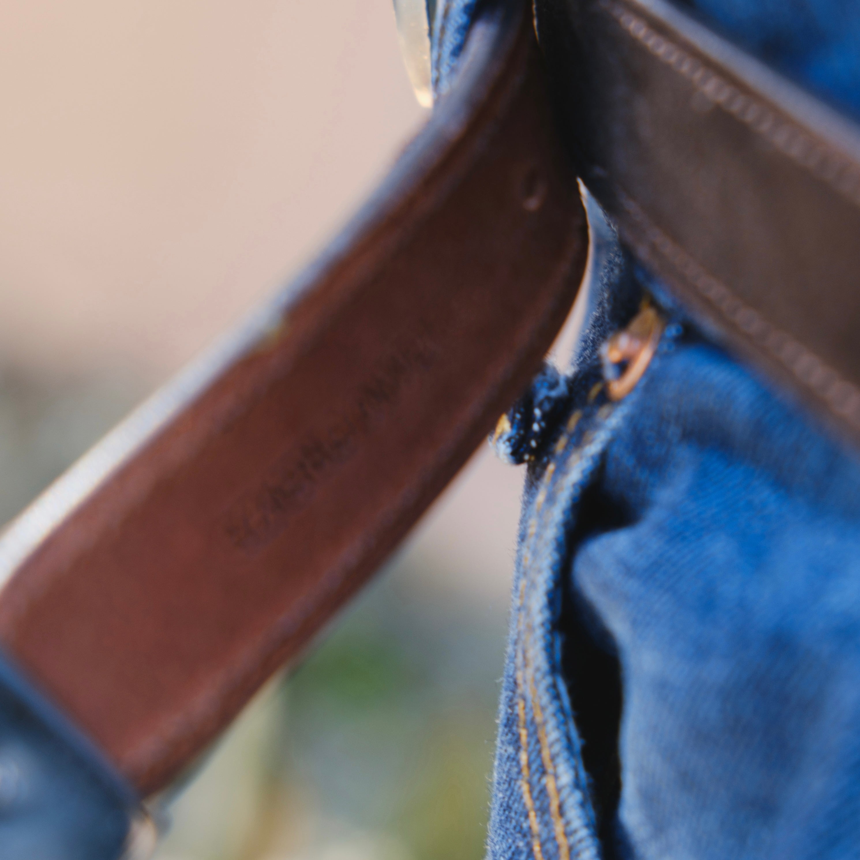 TERRANO BROWN SUEDE WESTERN BELT