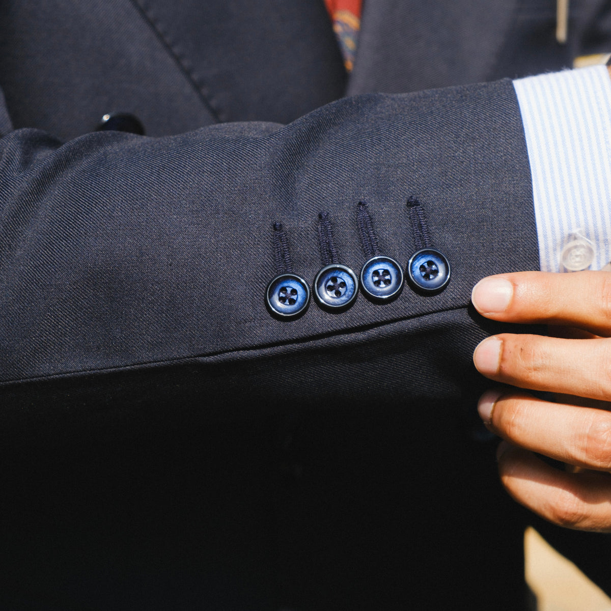 THE HARBOUR NAVY SUPER 160s ESSENTIAL SUIT