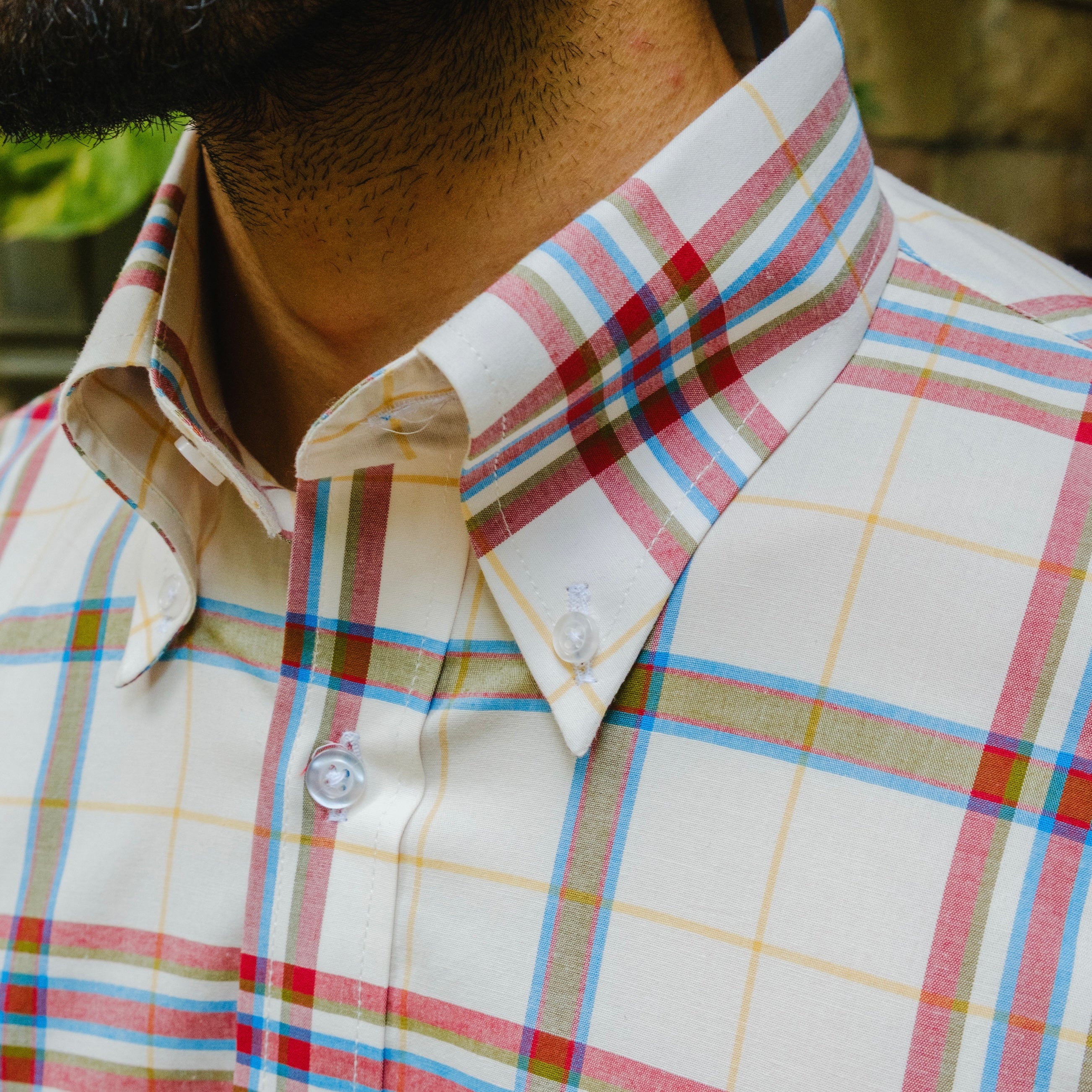 FAIRFIELD MADRAS CHECK BUTTON-DOWN SHIRT