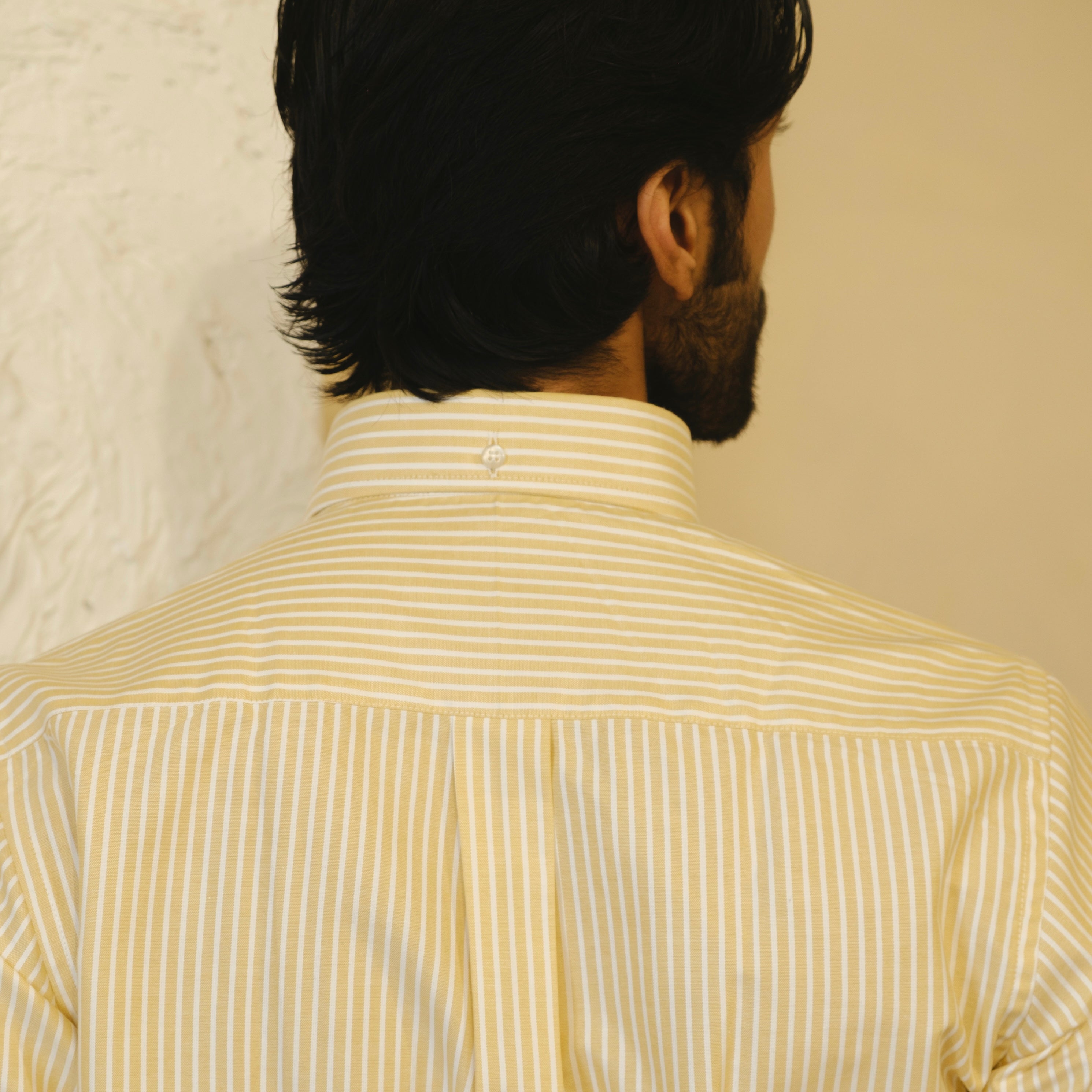 LERICI YELLOW OXFORD BUTTON-DOWN SHIRT