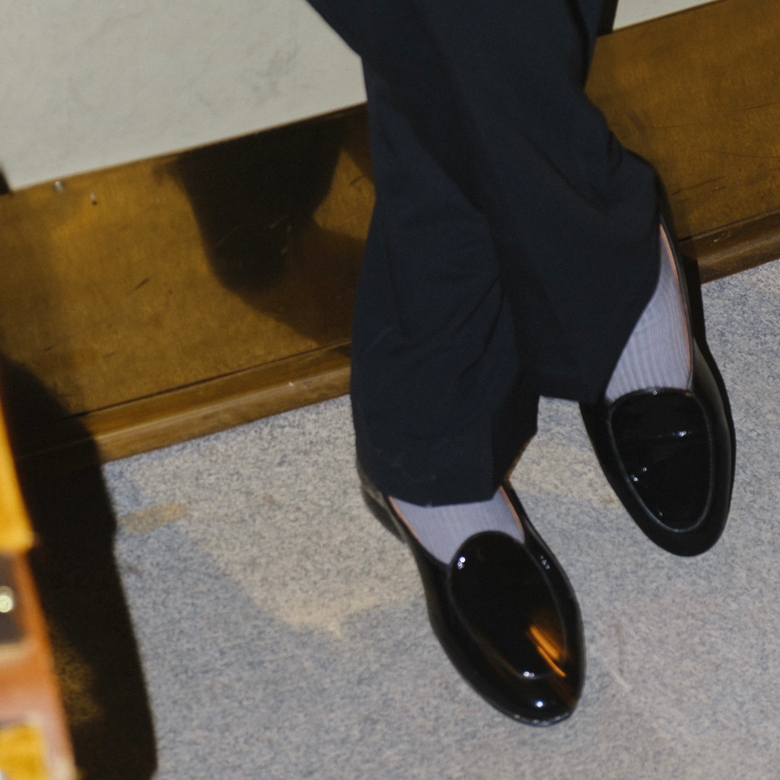 TUXEDO BLACK DOUBLE BREASTED SUIT
