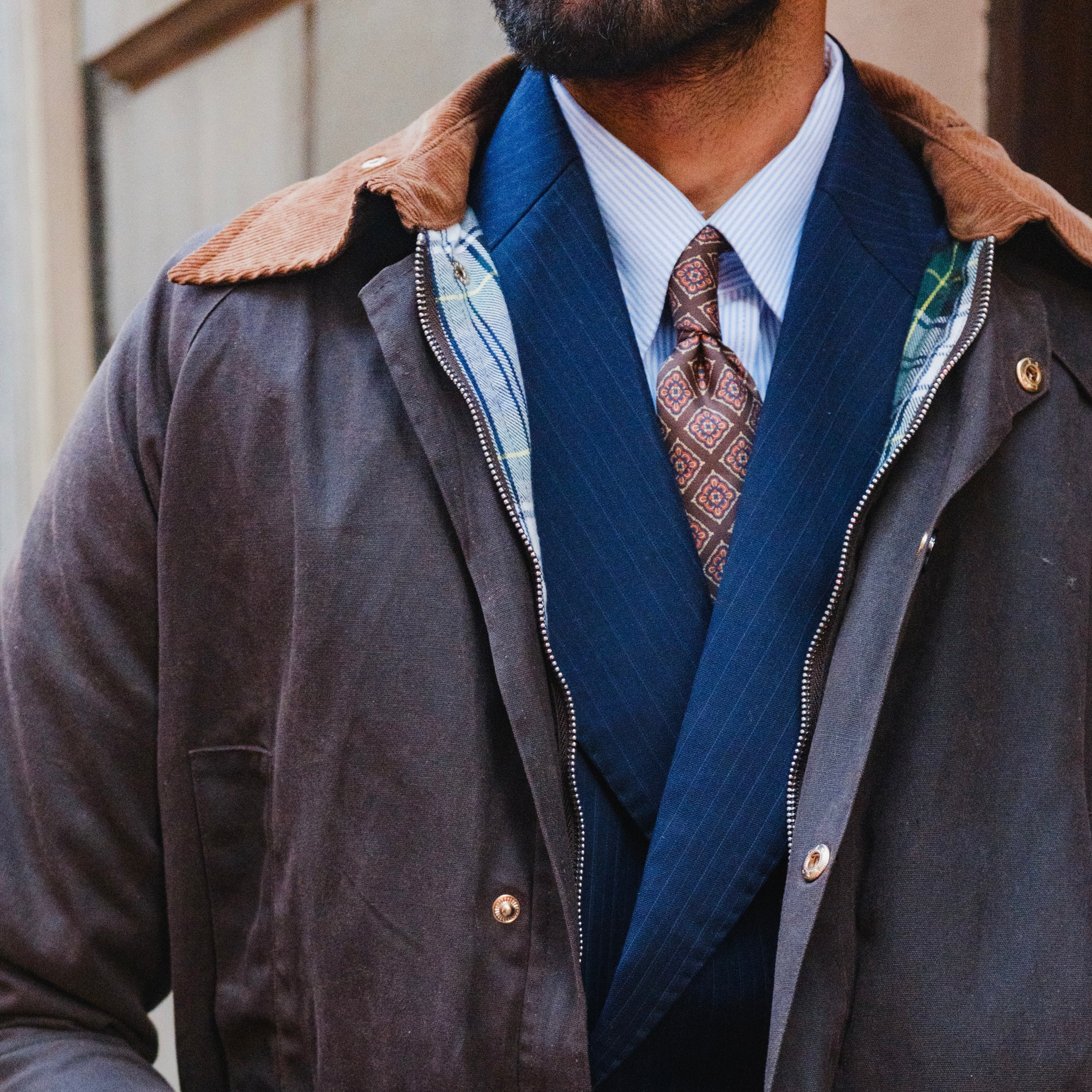 CRANFORD LONG WAX JACKET