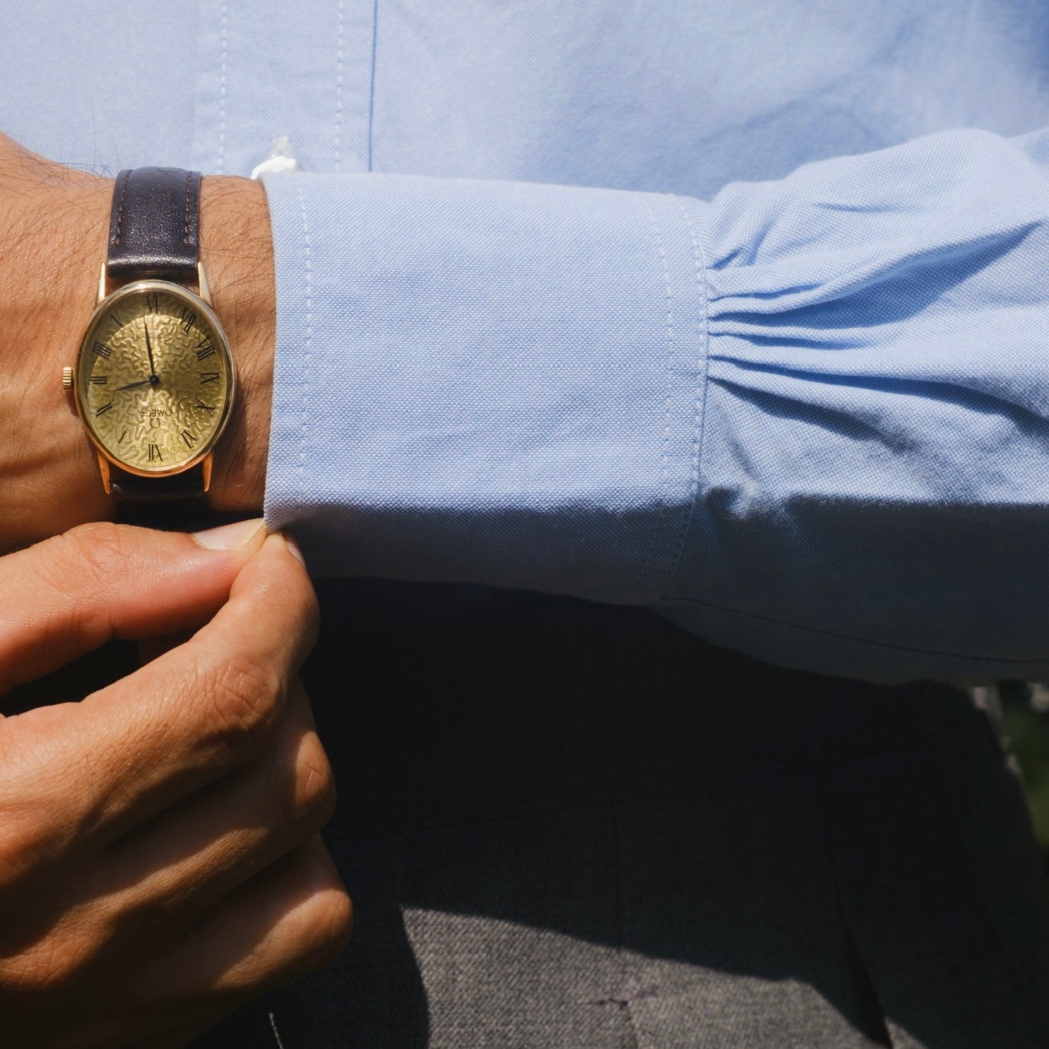 BRESCIA OXFORD SKY BLUE BUTTON DOWN SHIRT