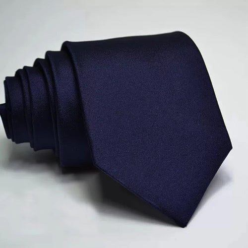 BLU VELATO MADDER SILK TIE
