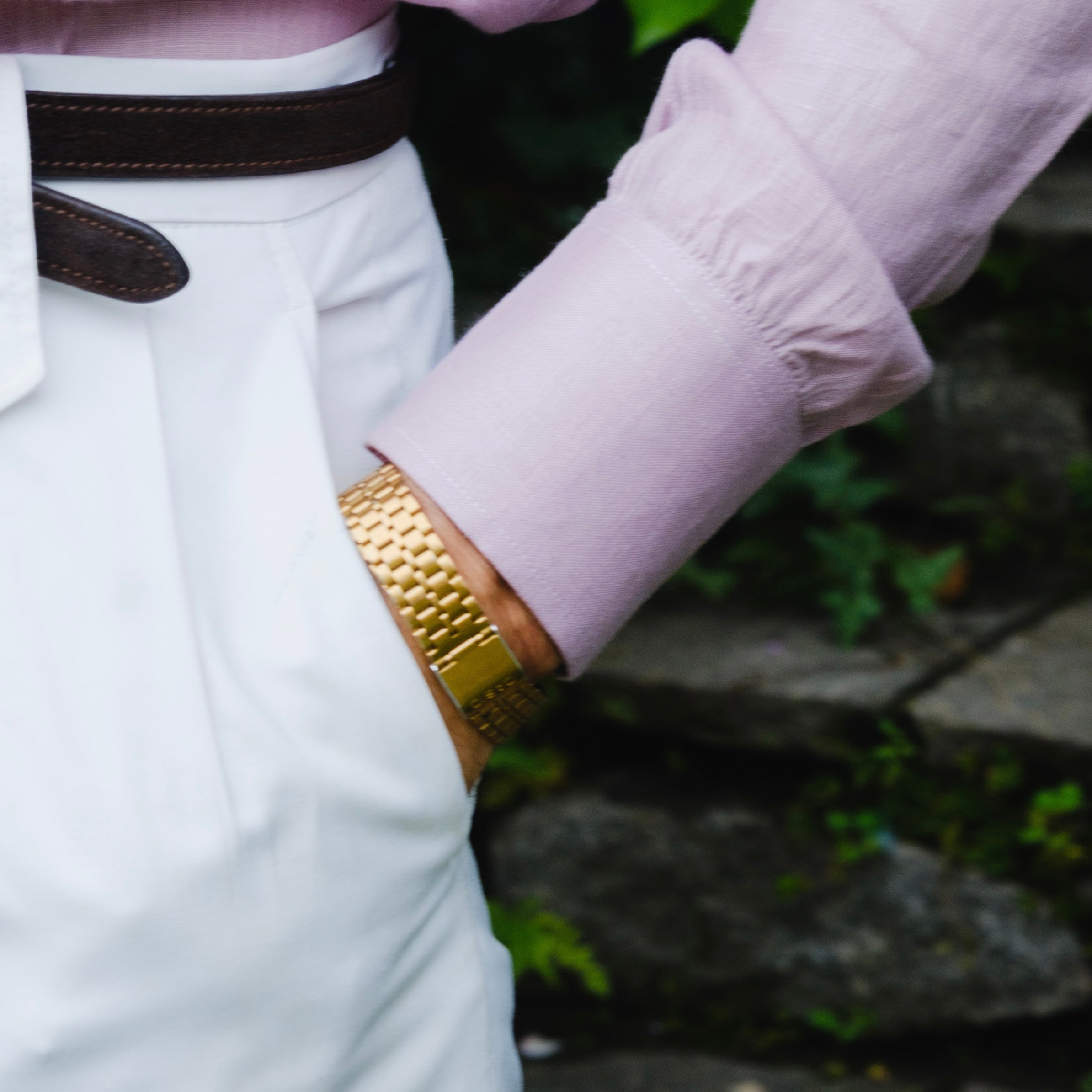 WISTERIA LINEN BUTTON DOWN SHIRT