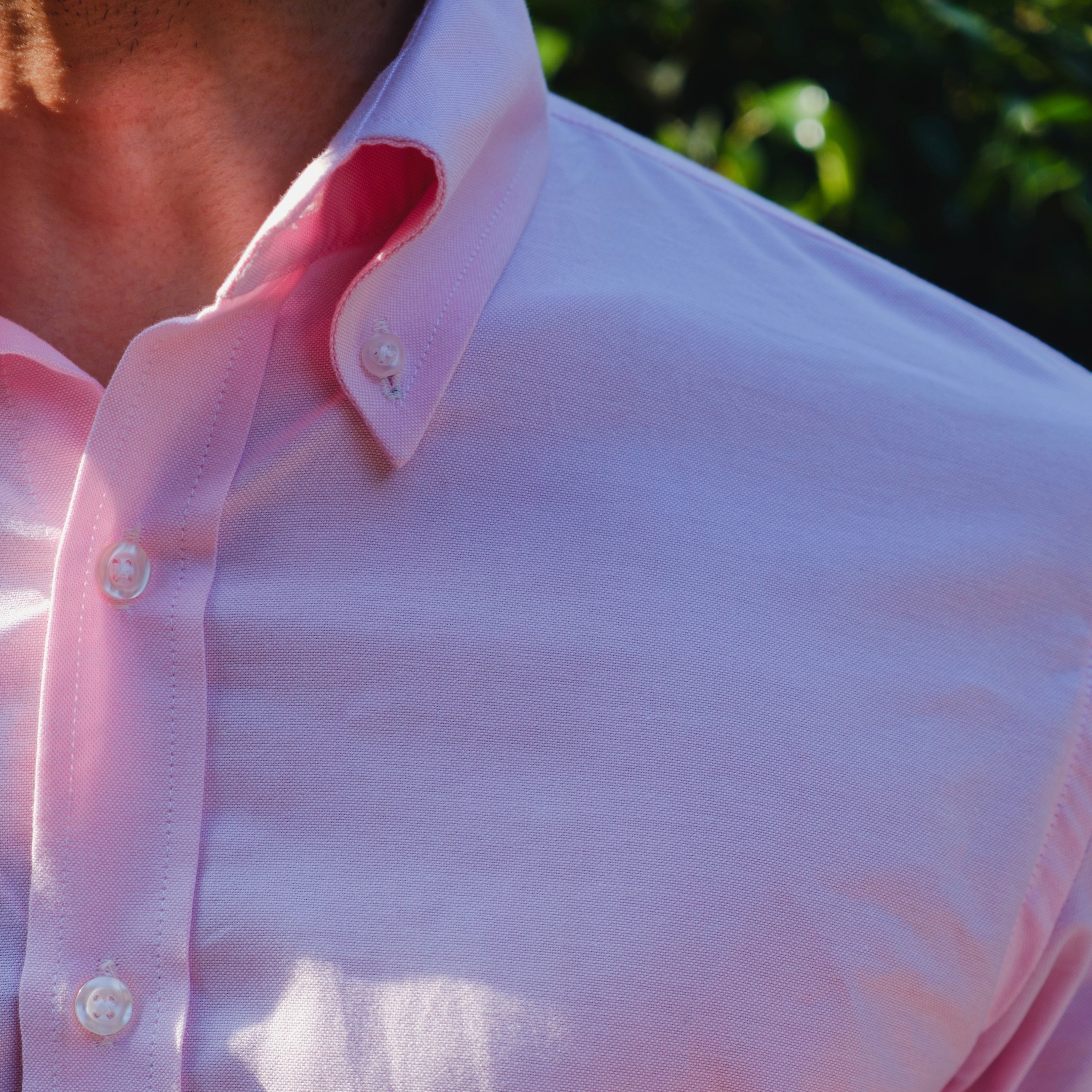 PENZA PINK BUTTON DOWN SHIRT