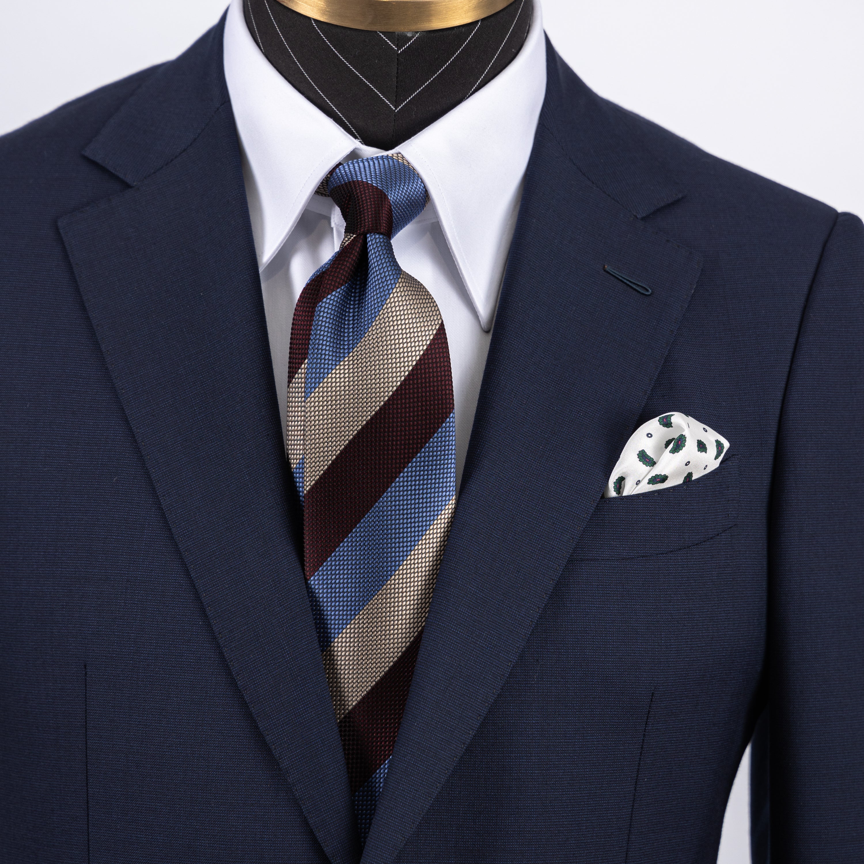 PARMA CLASSIC STRIPED MADDER SILK TIE