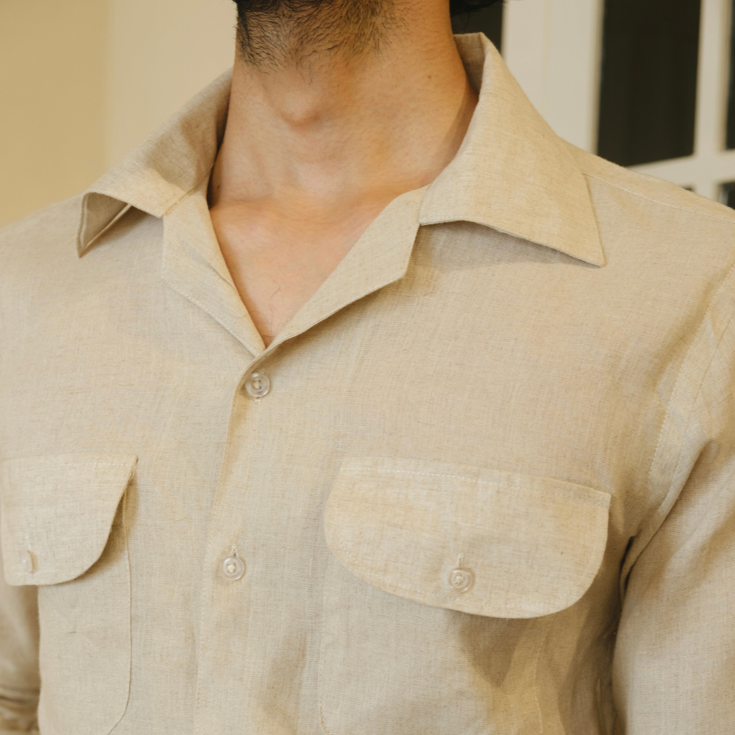 TRAPANI DESERT LINEN SHIRT