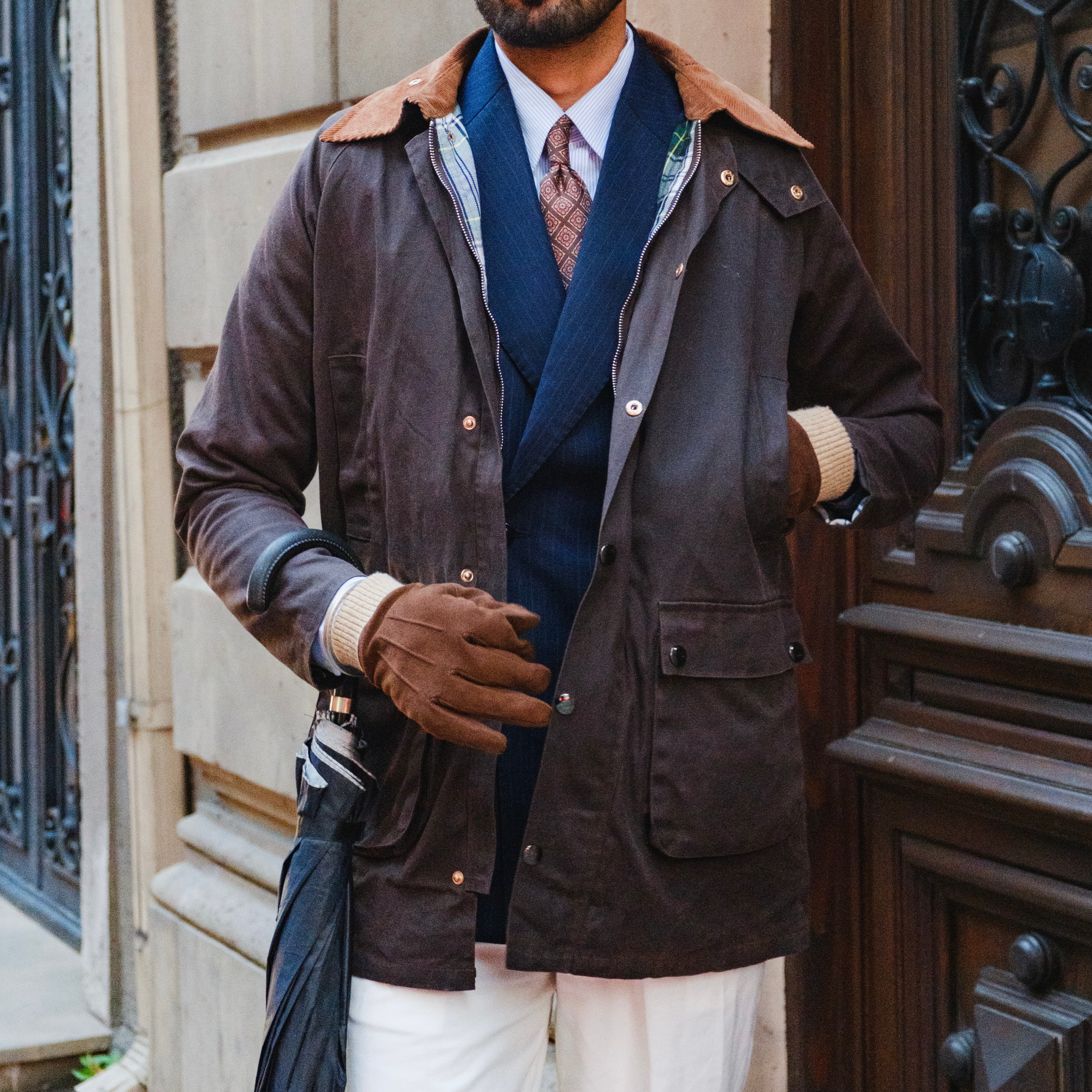 CRANFORD LONG WAX JACKET