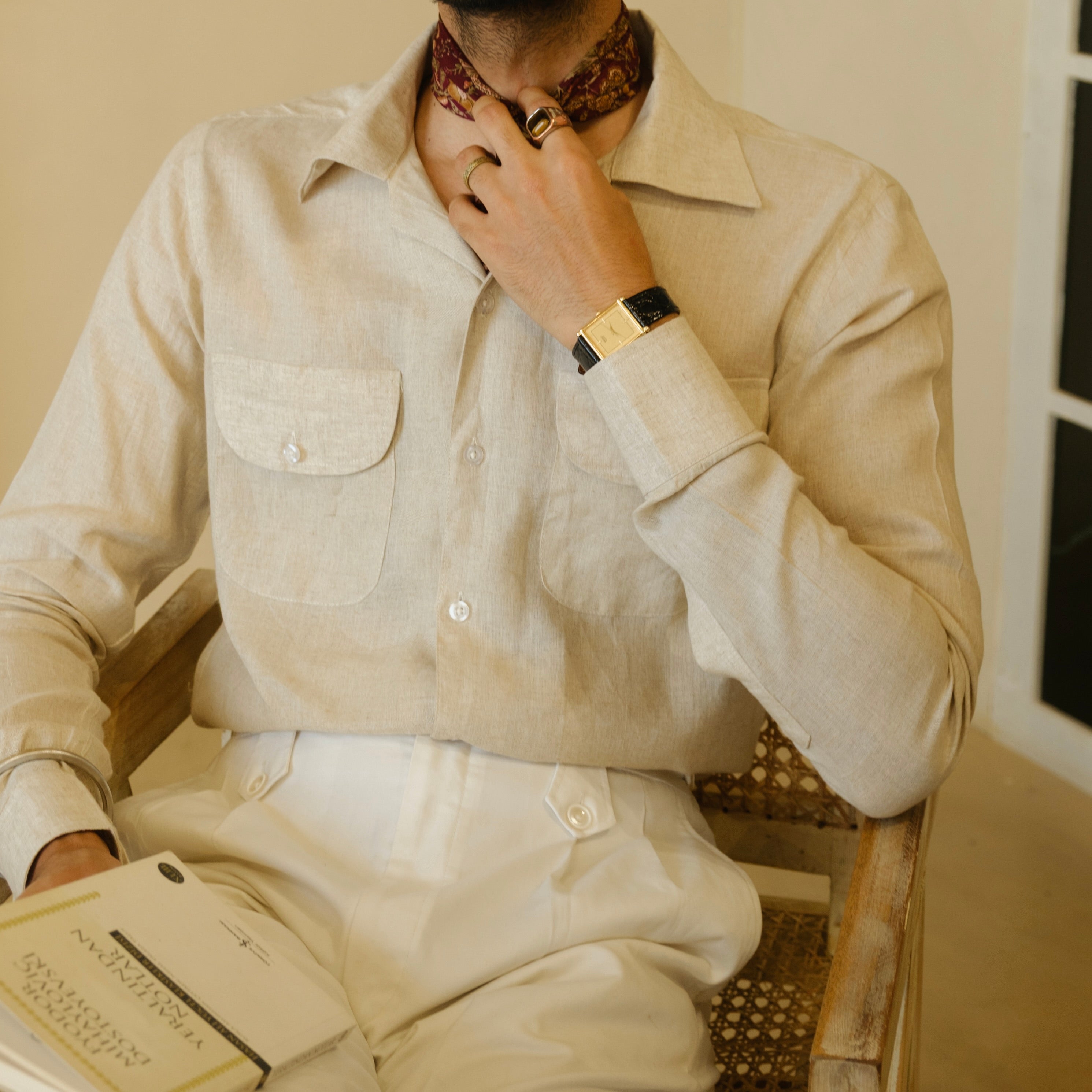 TRAPANI DESERT LINEN SHIRT
