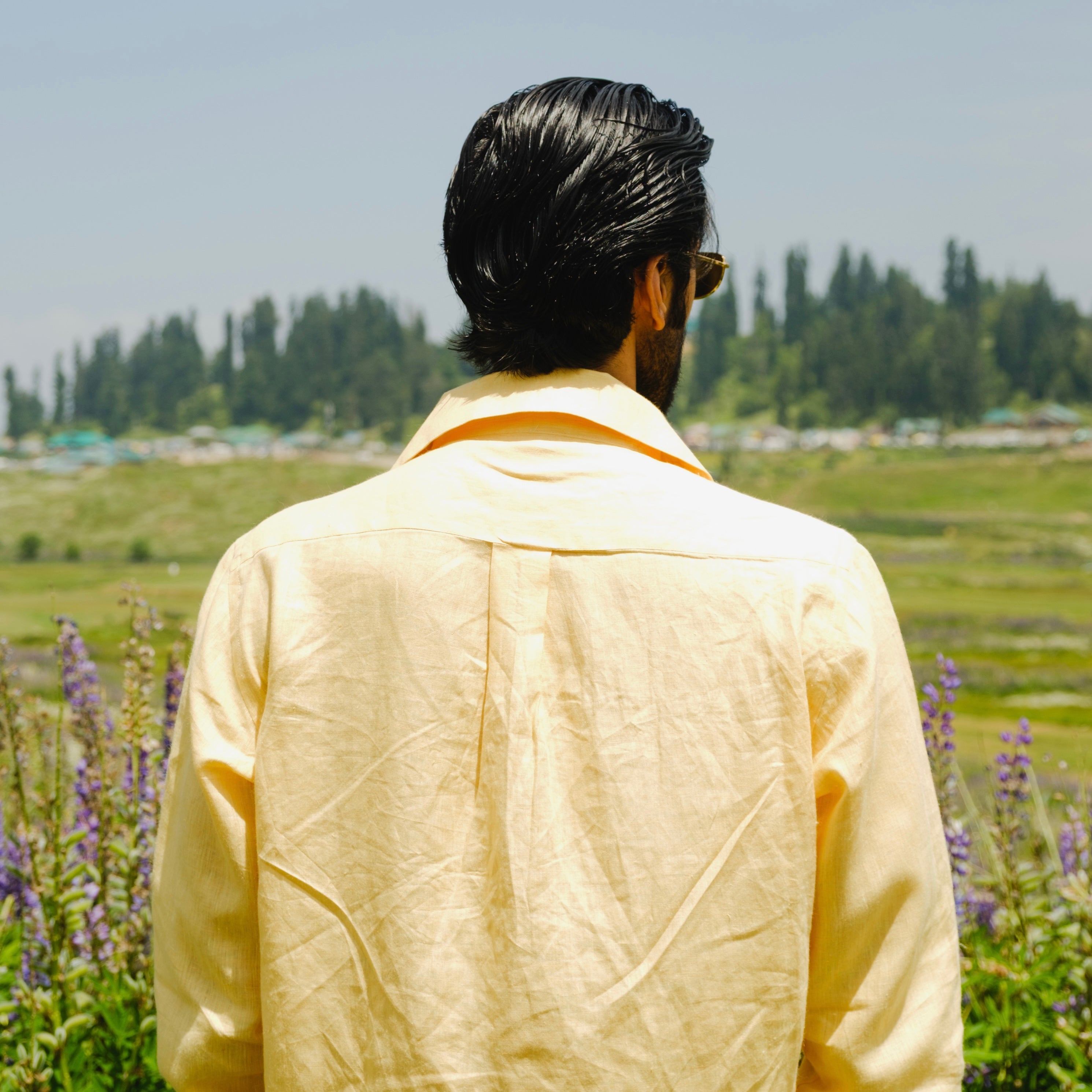COSTIERA LIMONE SAFARI LINEN SHIRT