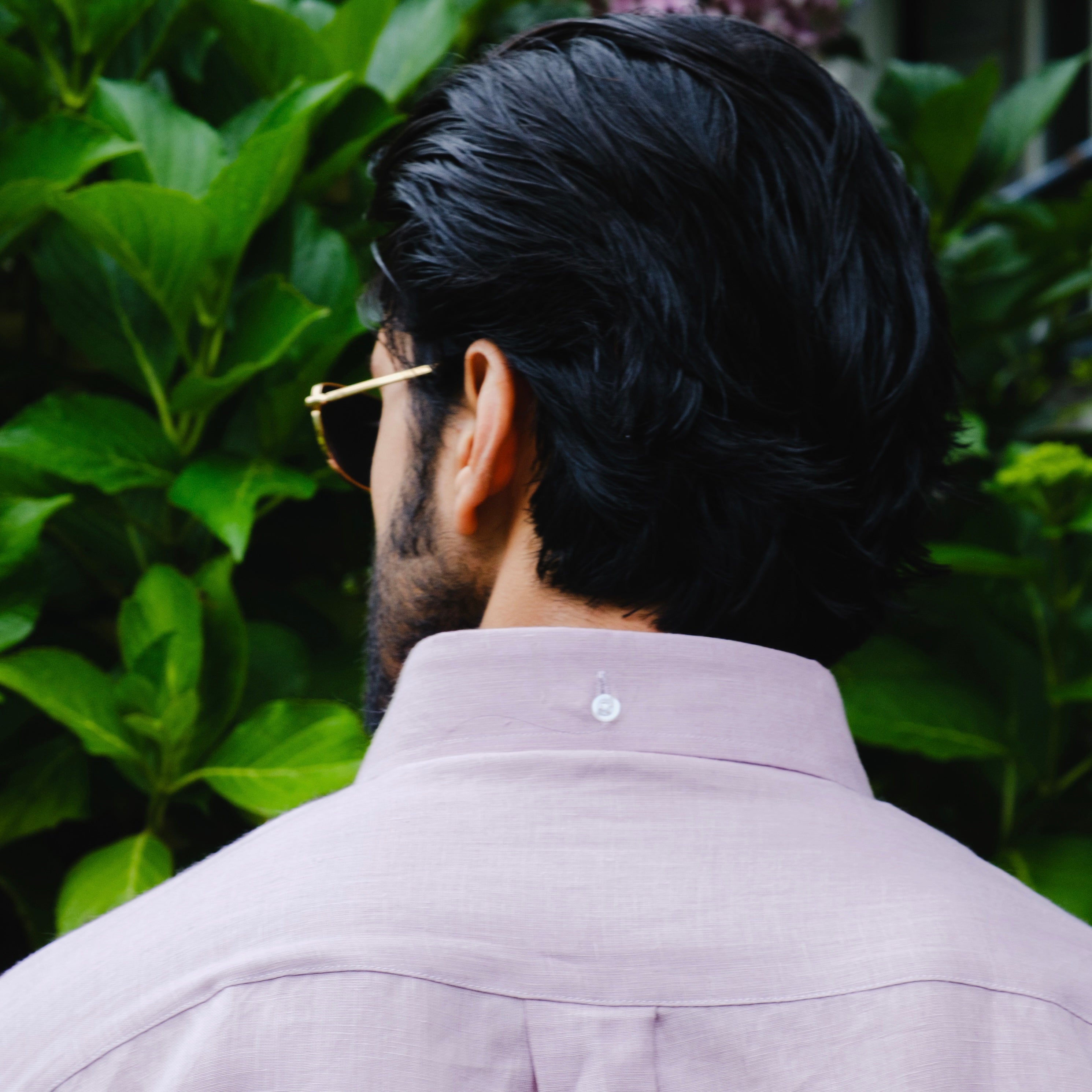 WISTERIA LINEN BUTTON DOWN SHIRT