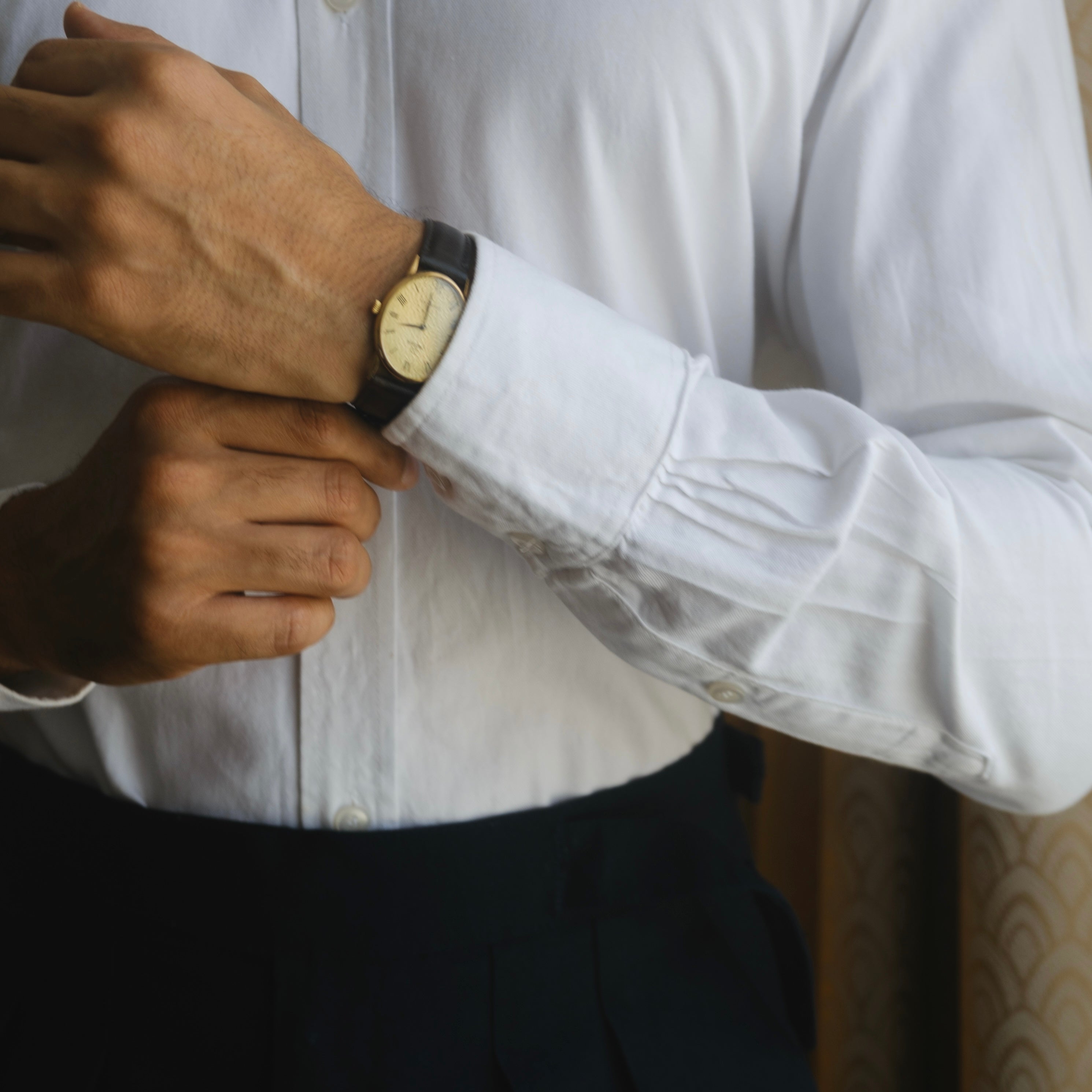 SCALEA WHITE OXFORD  BUTTON DOWN SHIRT