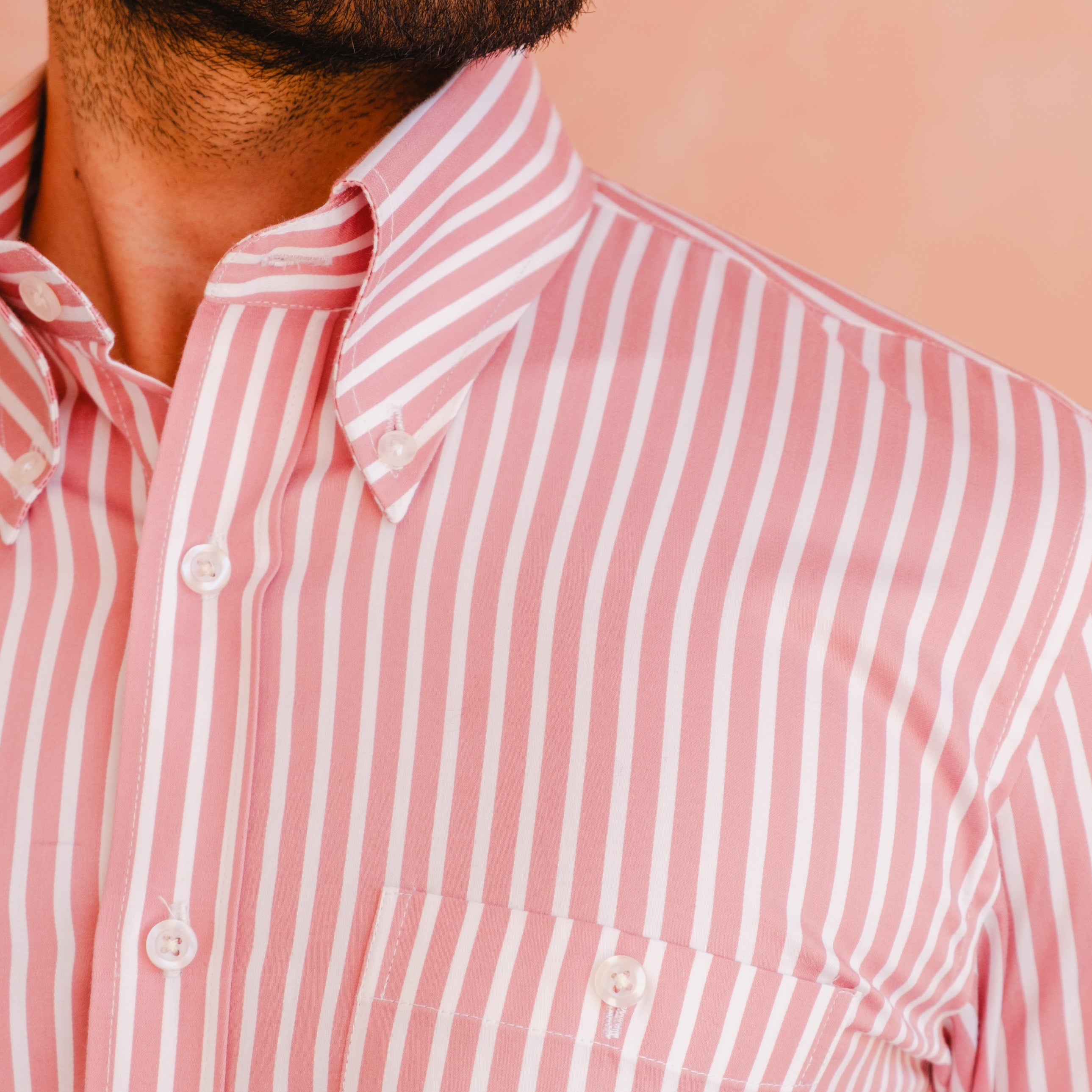 STILARO STRIPED BUTTON DOWN SHIRT