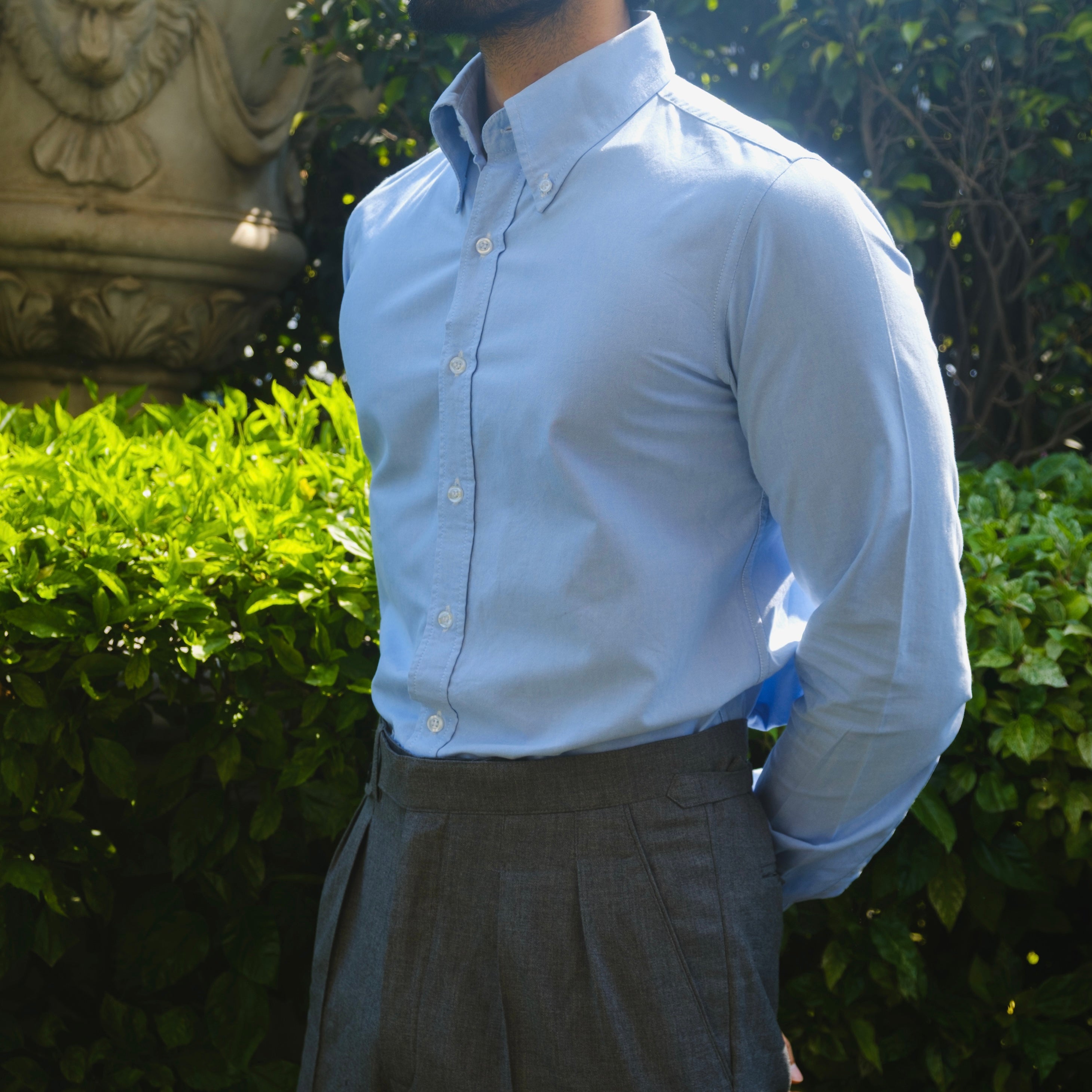 BRESCIA OXFORD SKY BLUE BUTTON DOWN SHIRT