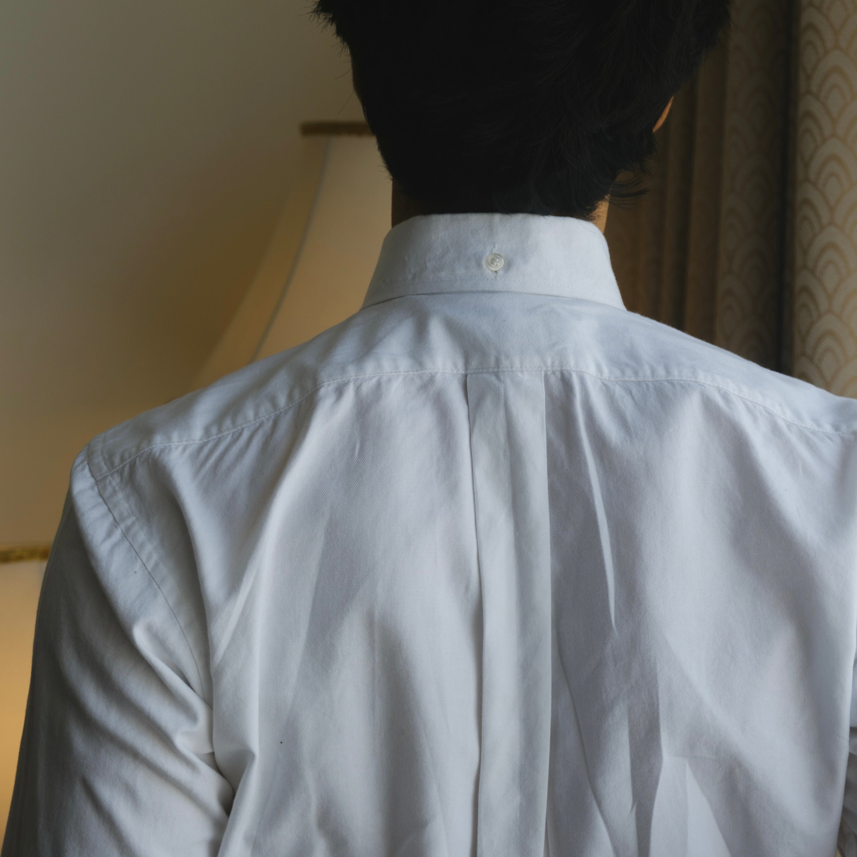 SCALEA WHITE OXFORD  BUTTON DOWN SHIRT