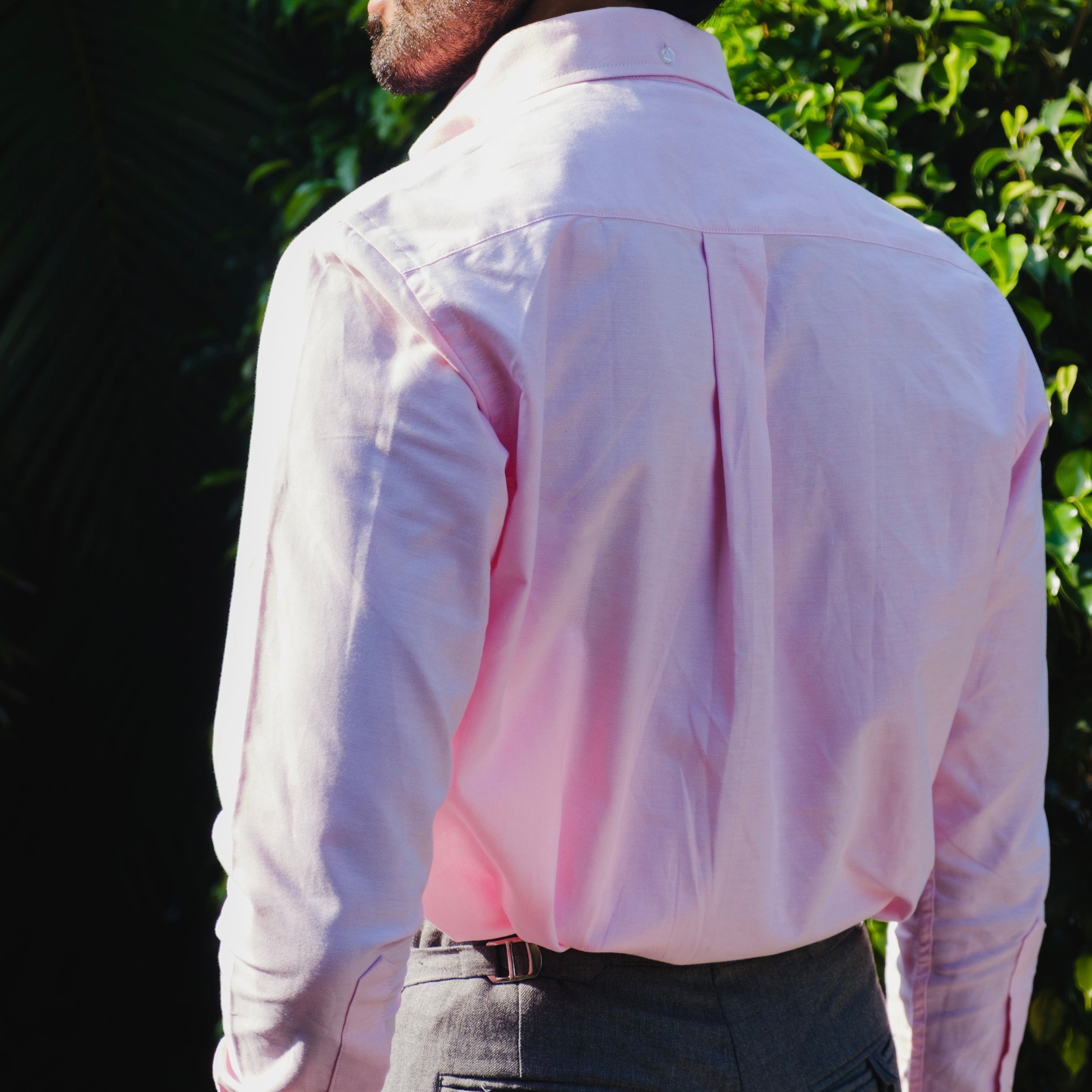 PENZA PINK BUTTON DOWN SHIRT
