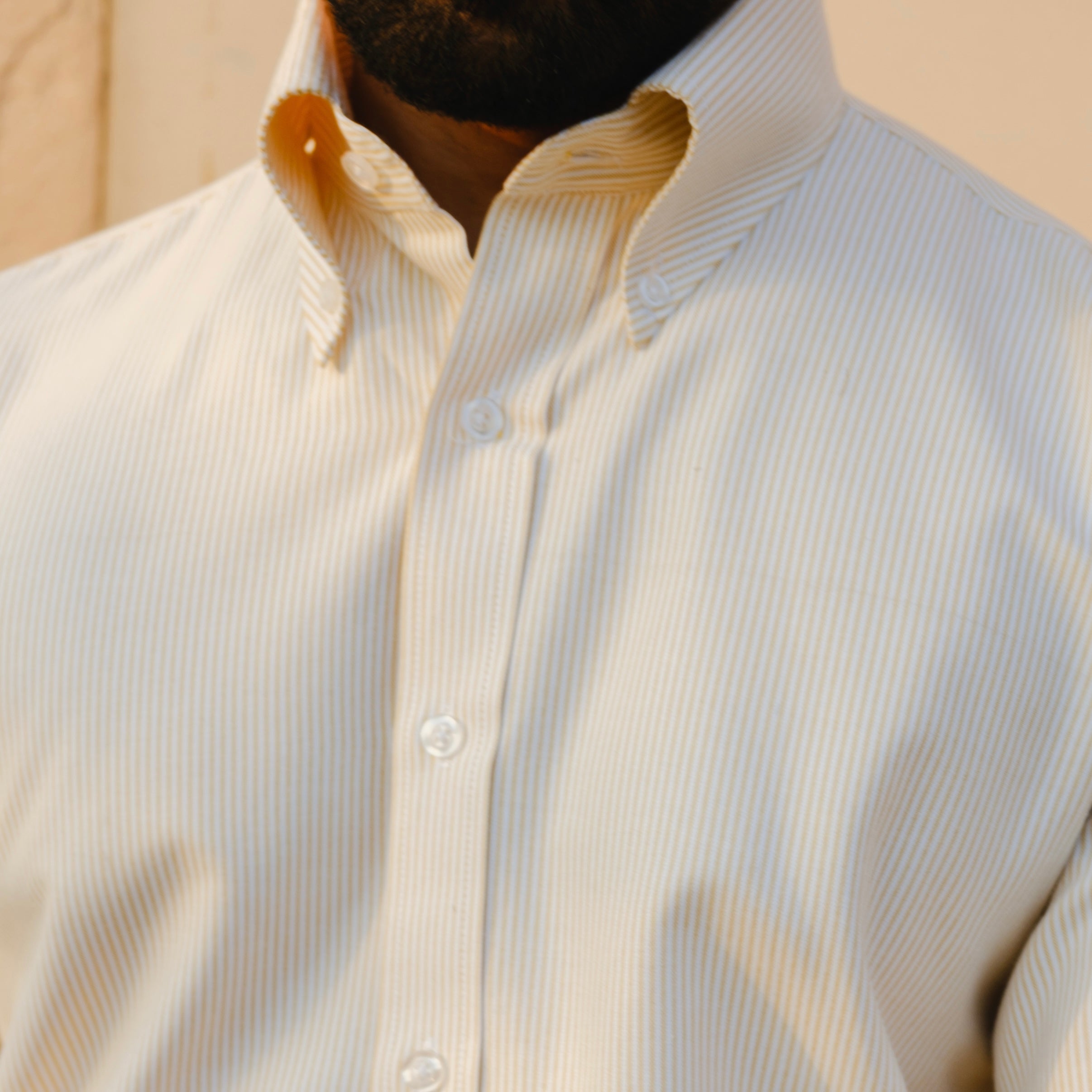 SAVONA PINSTRIPE BUTTON DOWN SHIRT
