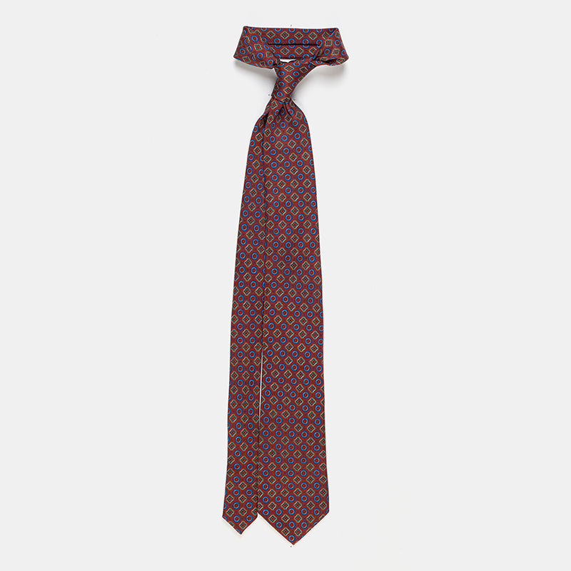MODENA MICRO DIAMOND MADDER SILK TIE