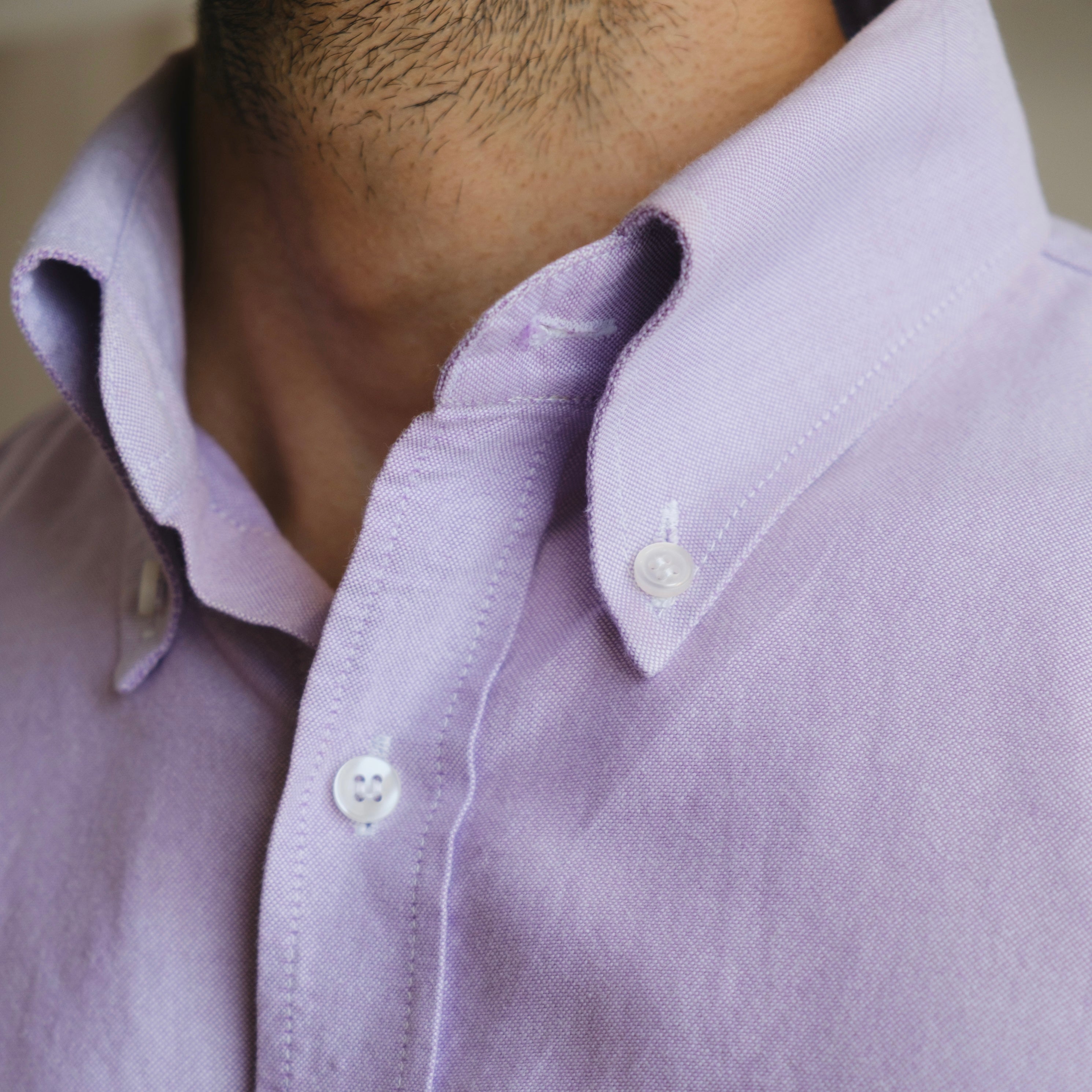 BRERA LAVENDER OXFORD BUTTON-DOWN SHIRT