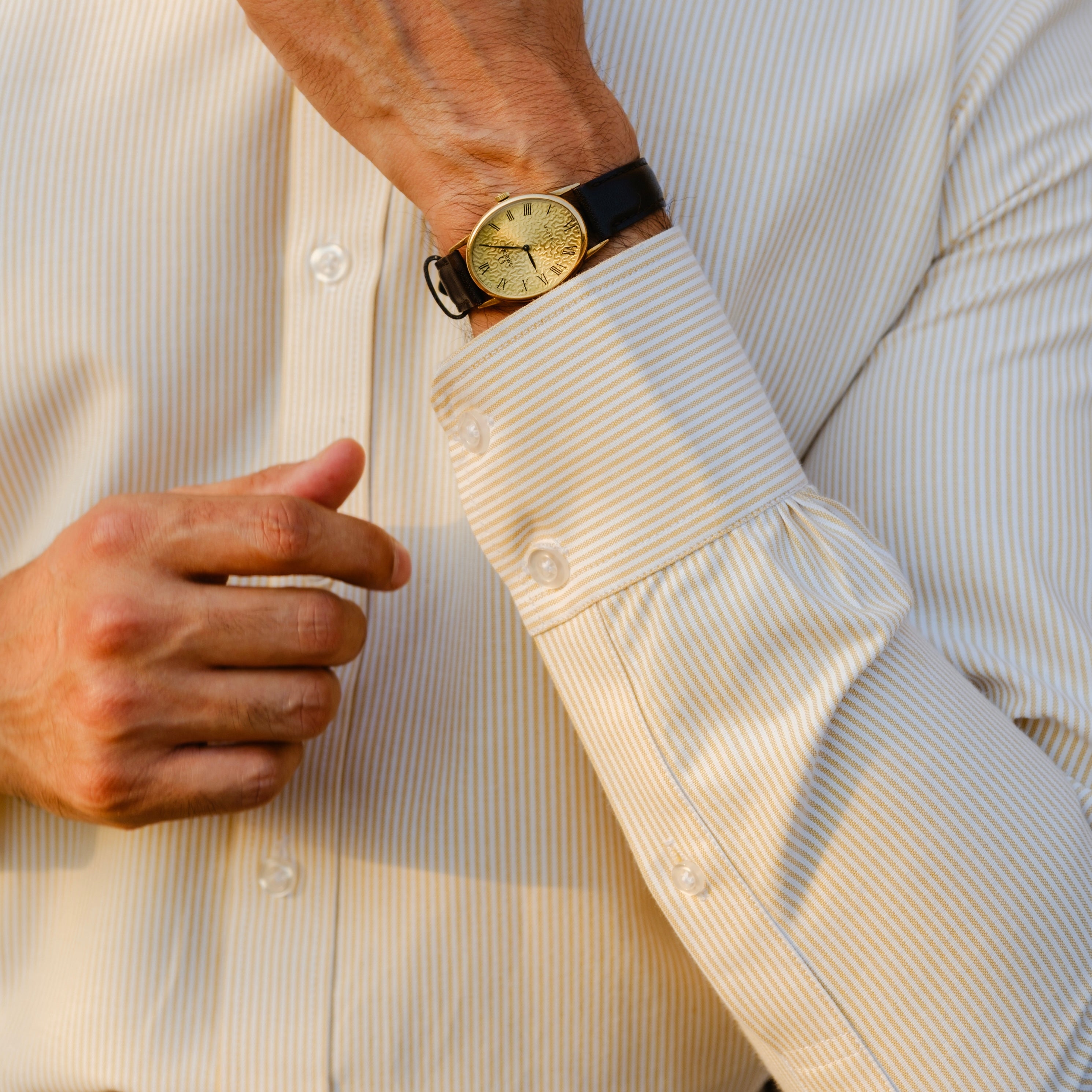 SAVONA PINSTRIPE BUTTON DOWN SHIRT